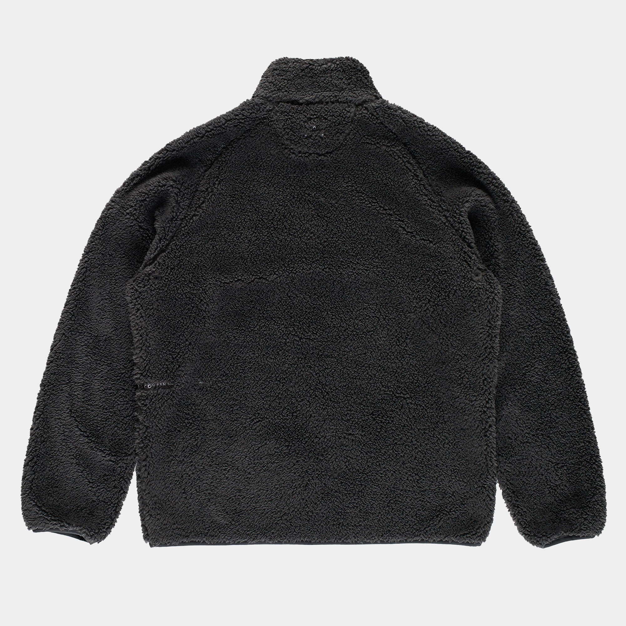 Pop Trading Company Arch Halfzip Fleece Sweat - Charcoal