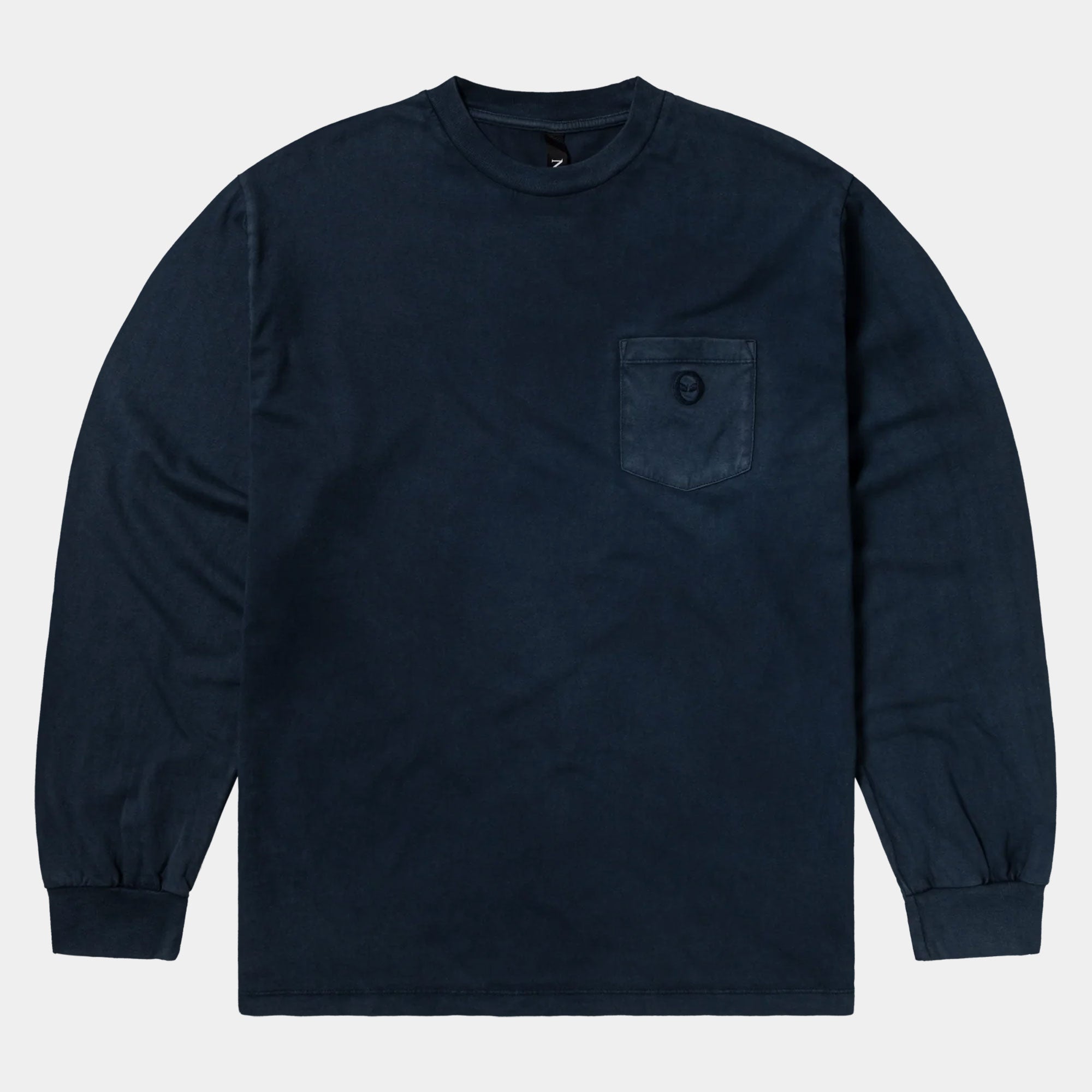 No Problemo Pocket LS Tee - Blue