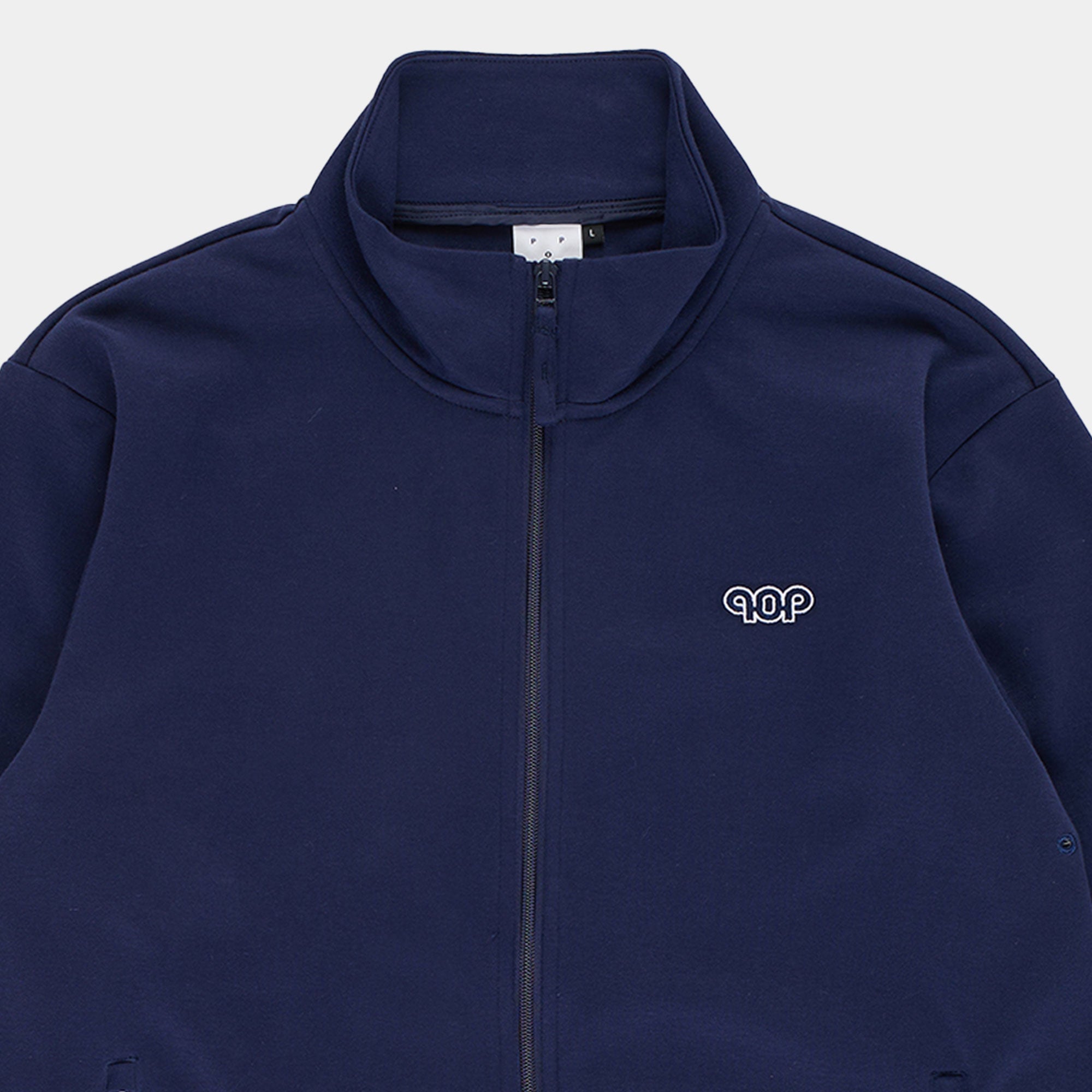 Pop Trading Company Pub Track Top - Navy