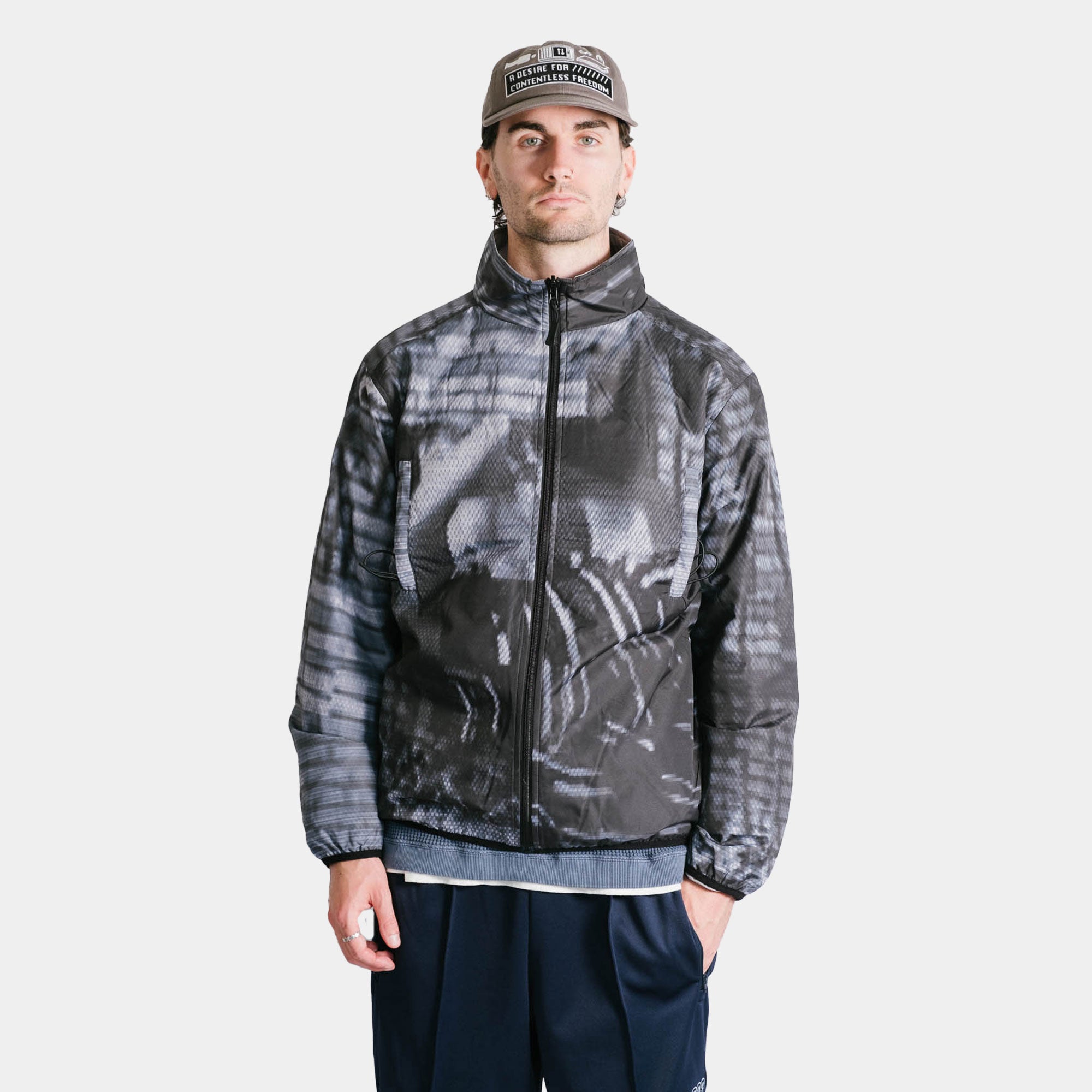 Pop Trading Company Adam Reversible Jacket - Silver