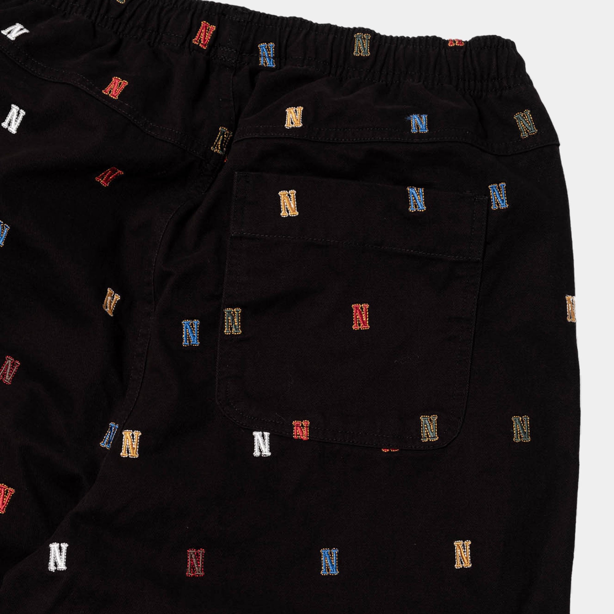 thisisneverthat Embroidered Easy Pant - Black