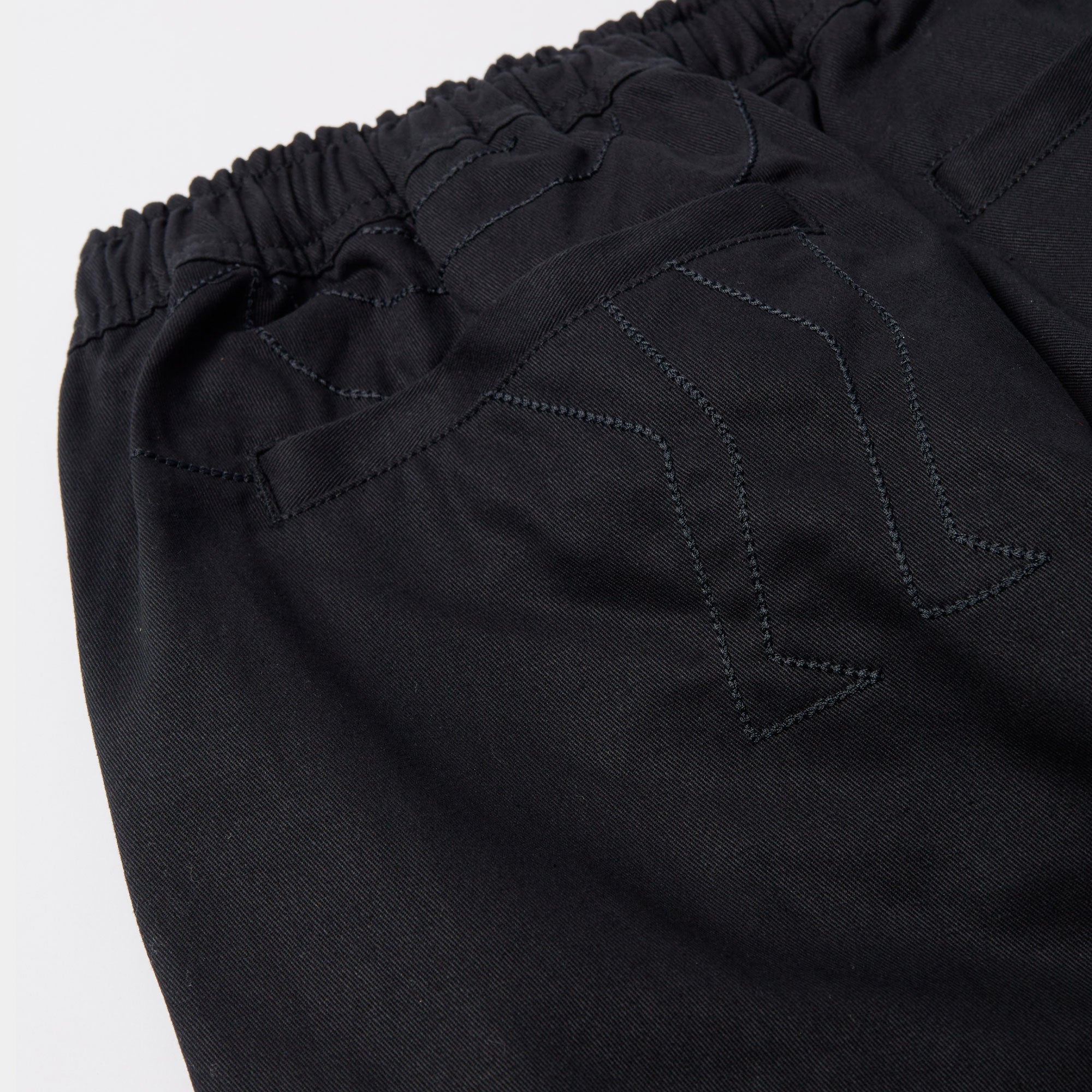 By Parra Stitched Up Duck Pants - Black