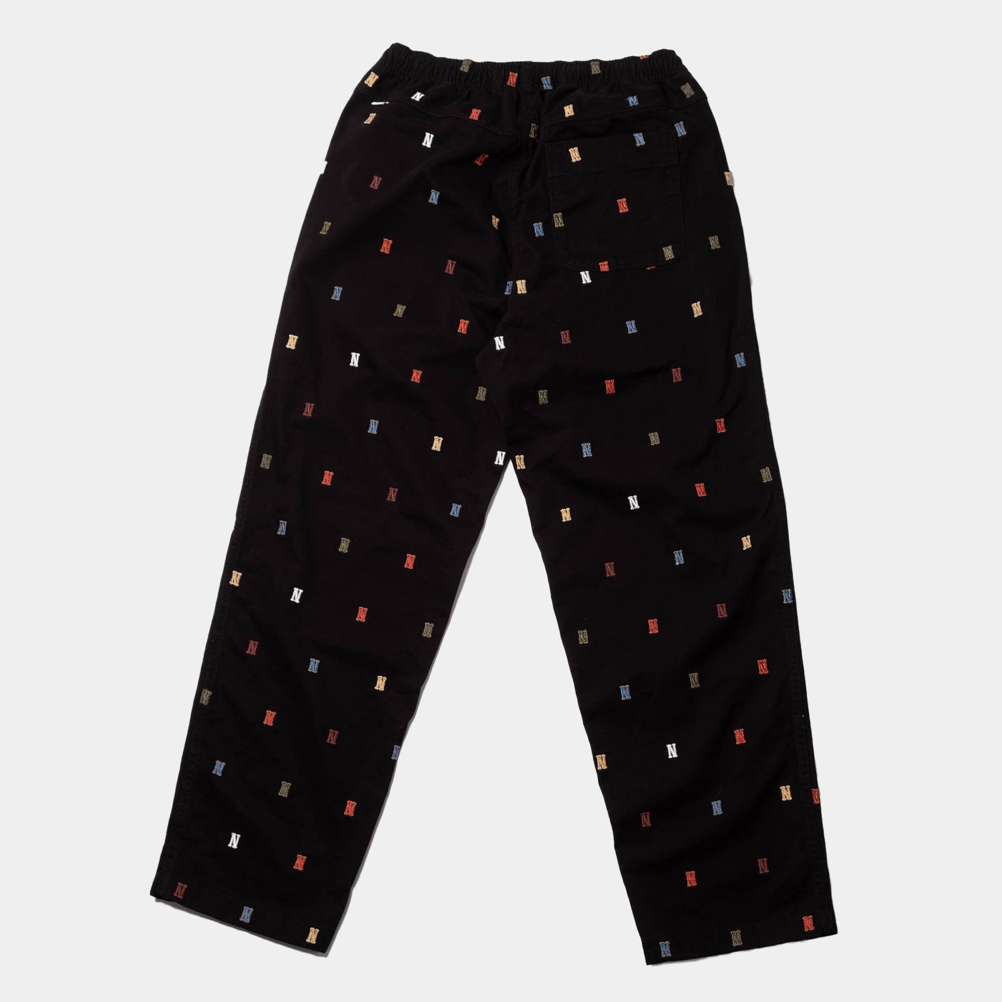 thisisneverthat Embroidered Easy Pant - Black