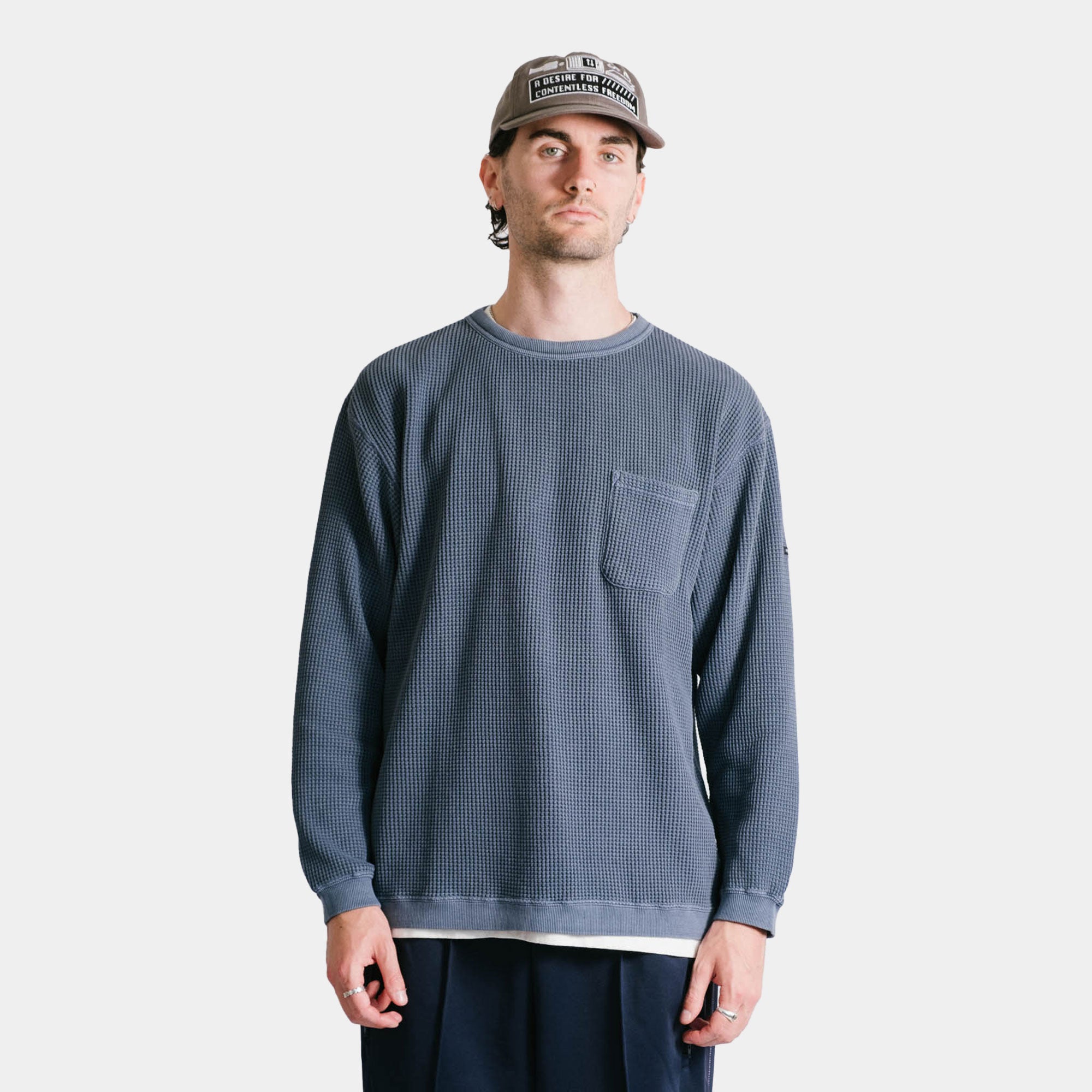 Manastash Heavy Snug Thermal LS Tee - Navy