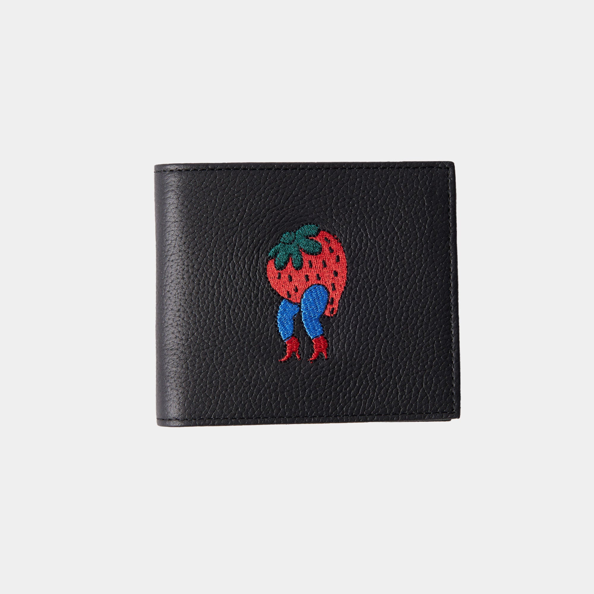 By Parra Strawberry Money Wallet - Black