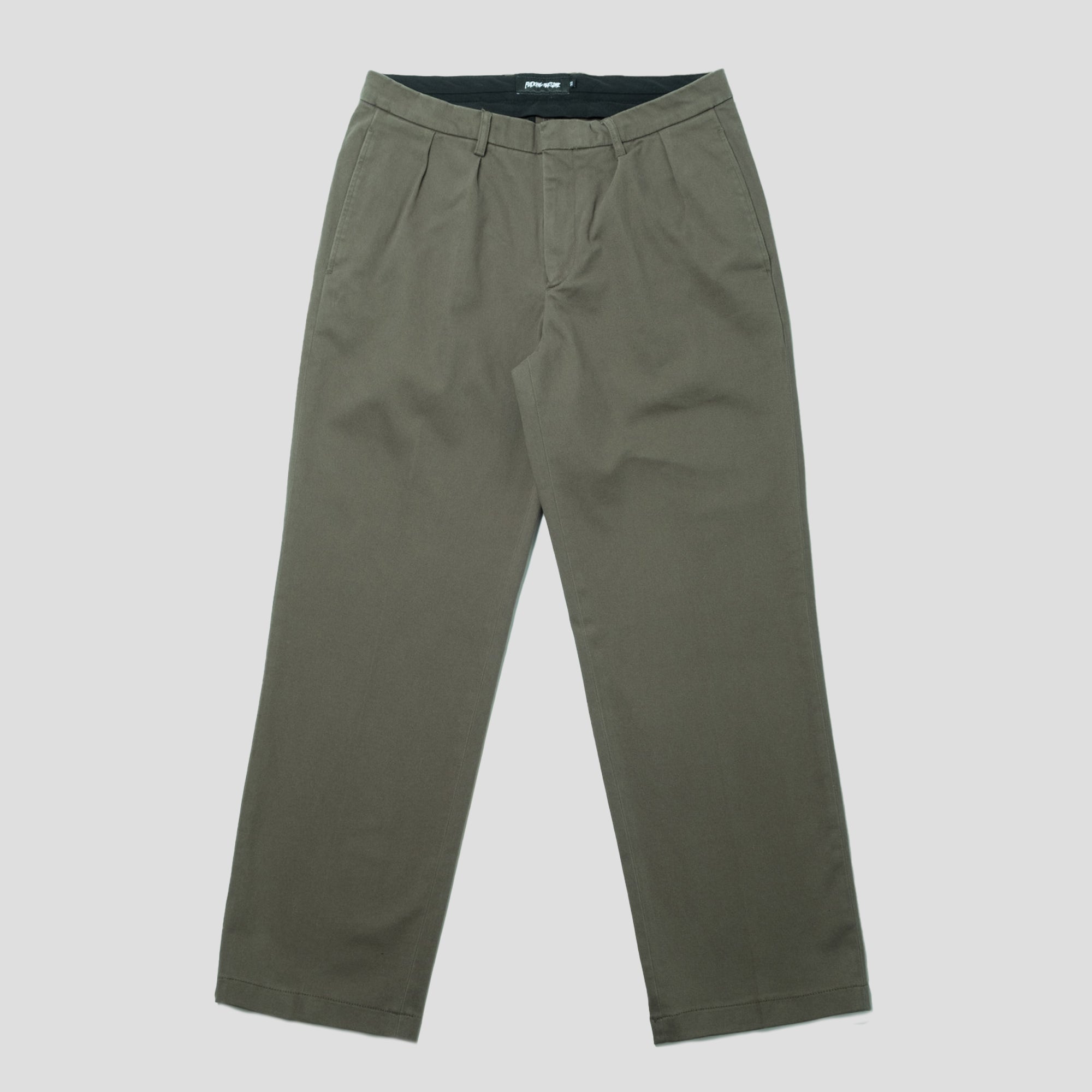 Fucking Awesome Pleated Chinos - Dark Green