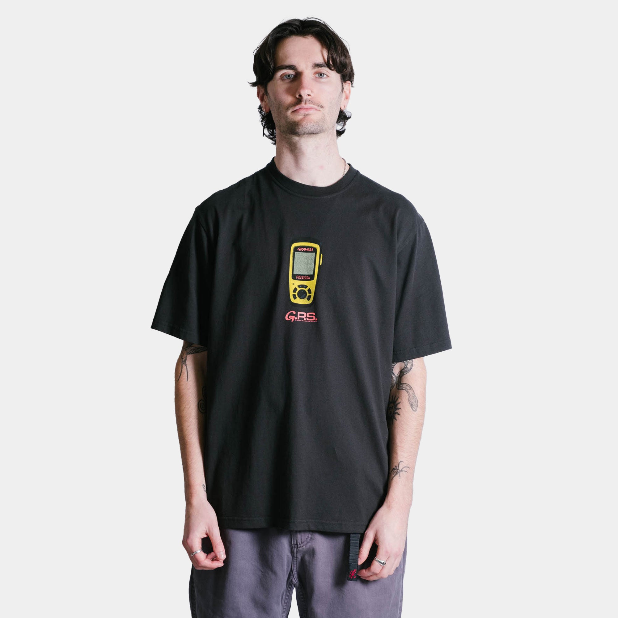 Gramicci GPS Tee - Vintage Black