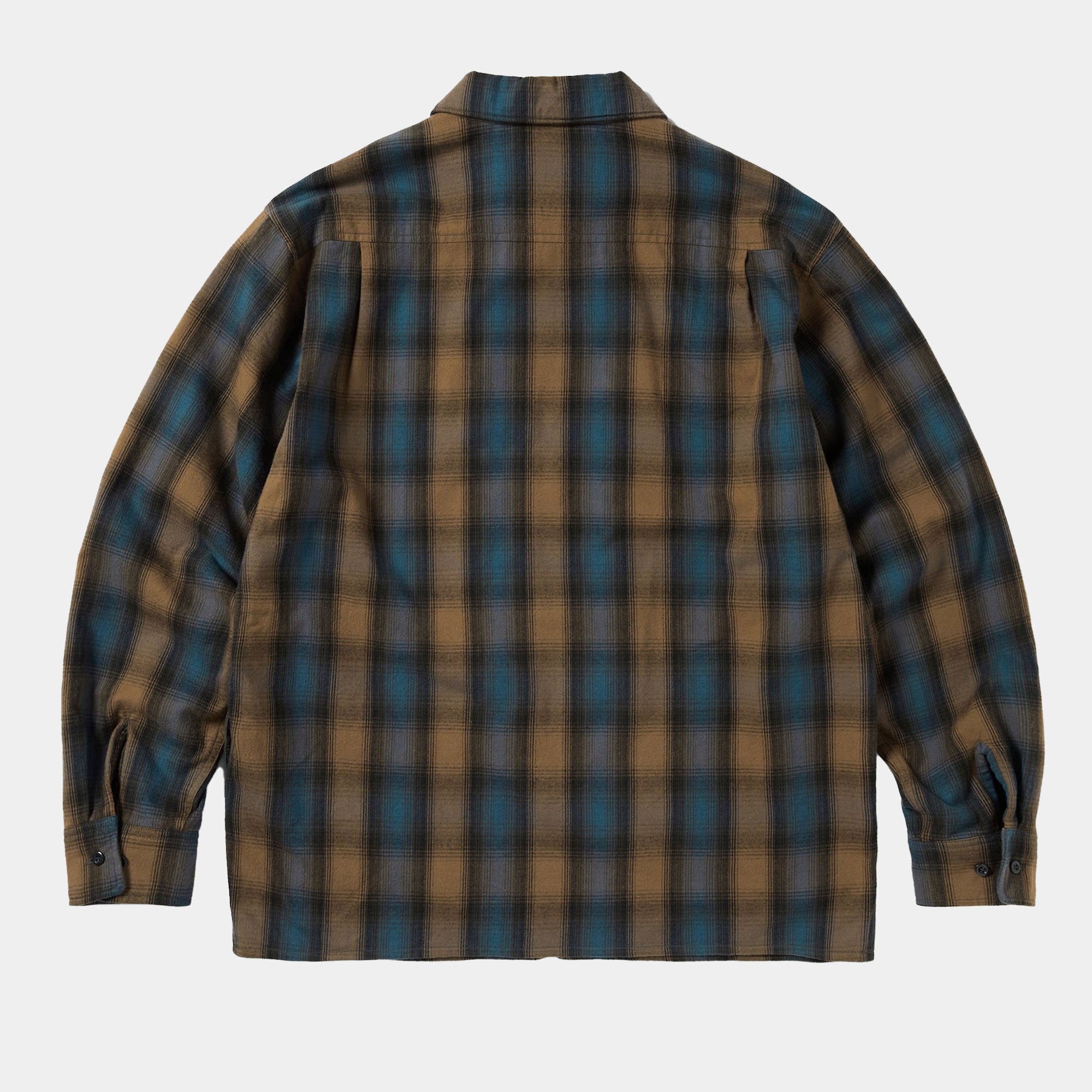 thisisneverthat GORETEX WINDSTOPPER Shaggy Check Shirt - Blue