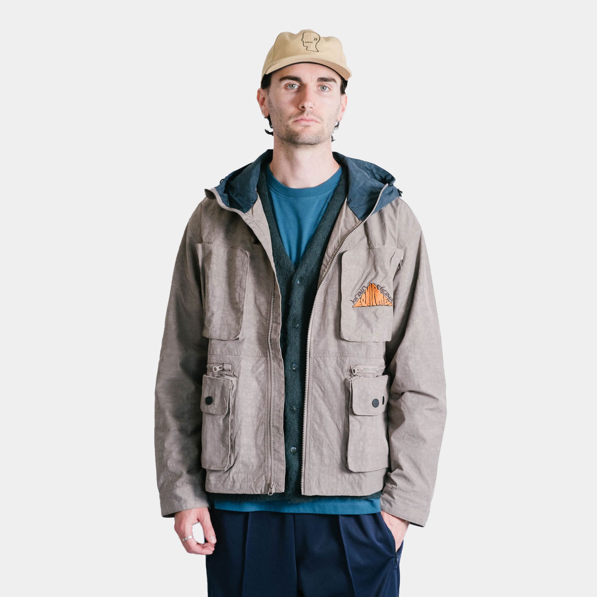 Brain Dead Cropped Hunting Jacket - Tan