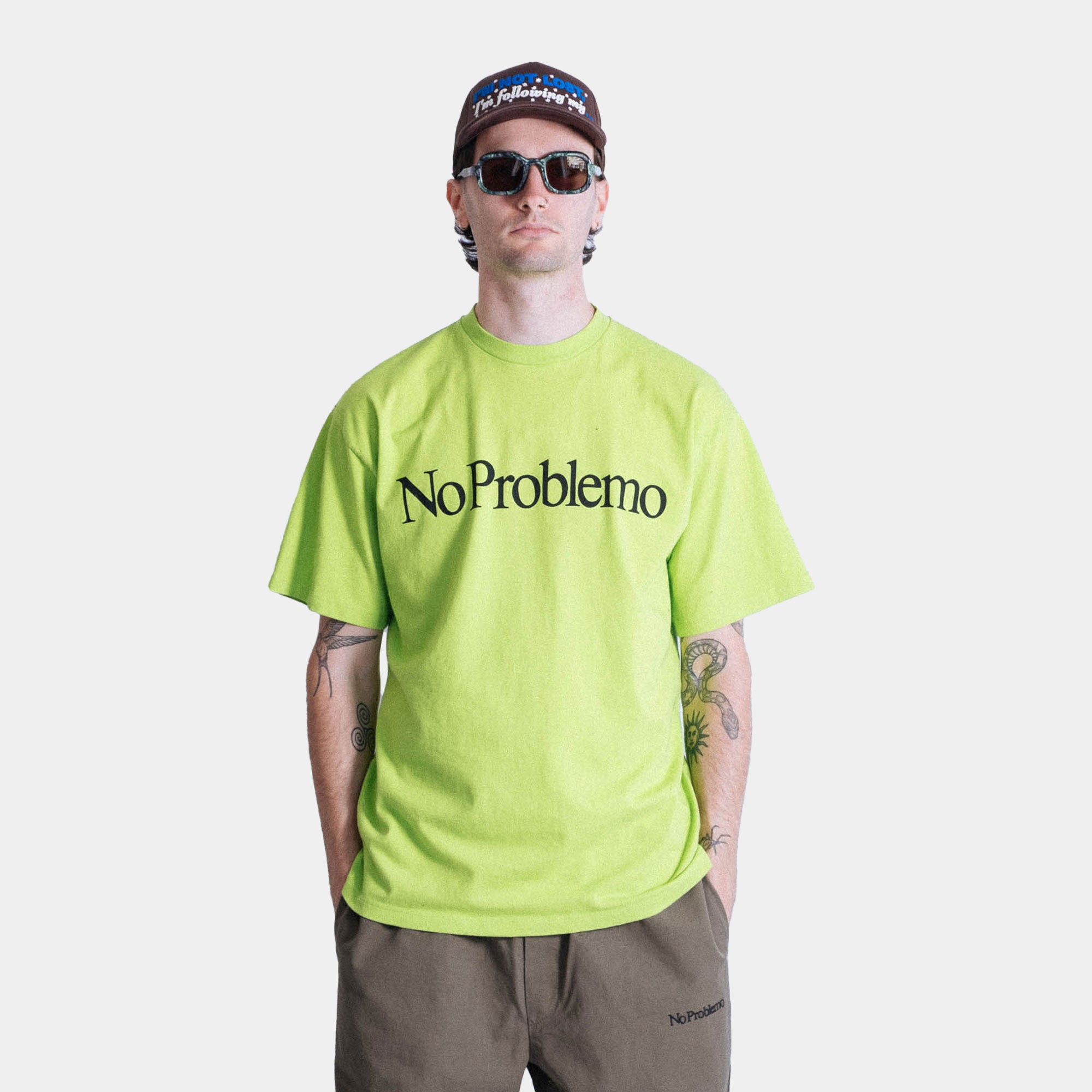 No Problemo Fluoro SS Tee - Green