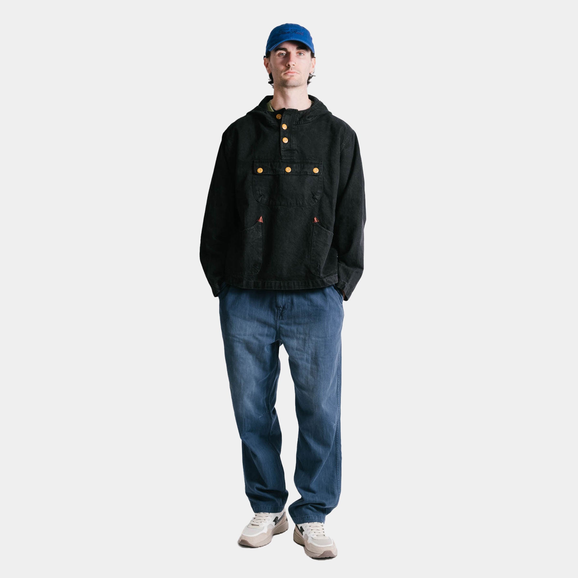 Brain Dead Denim Smock - Black