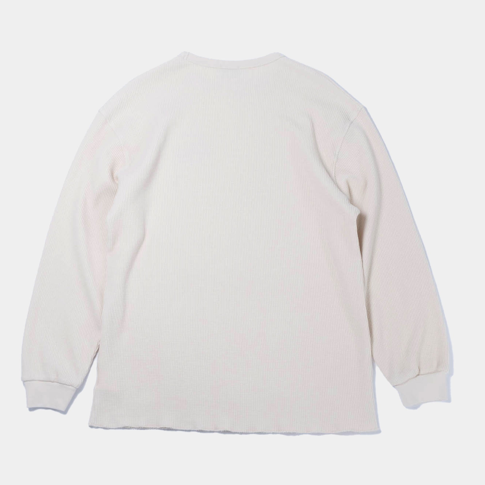 Aries Waffle LS Tee - Ecru