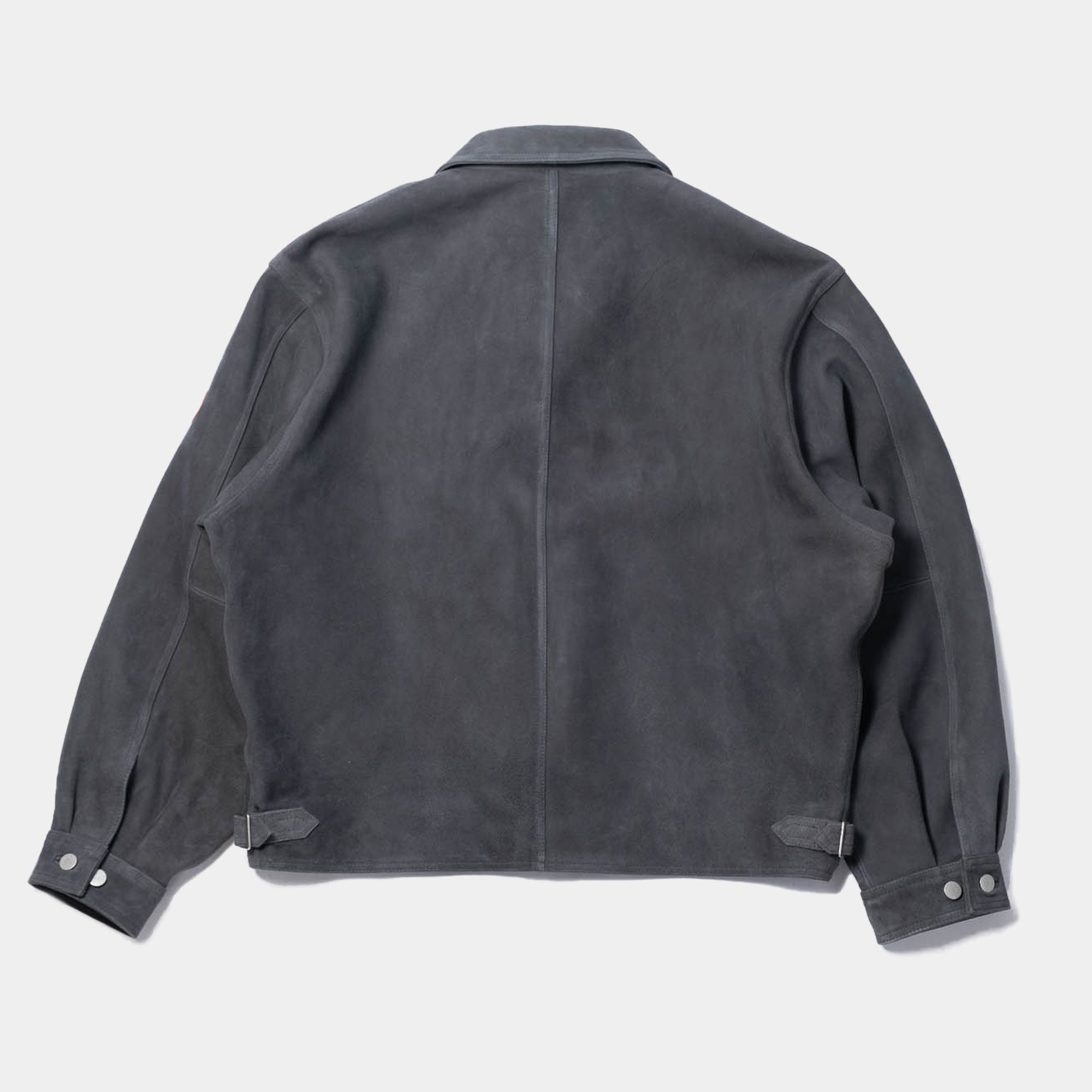 Cav Empt Suede Trucker Jacket - Grey