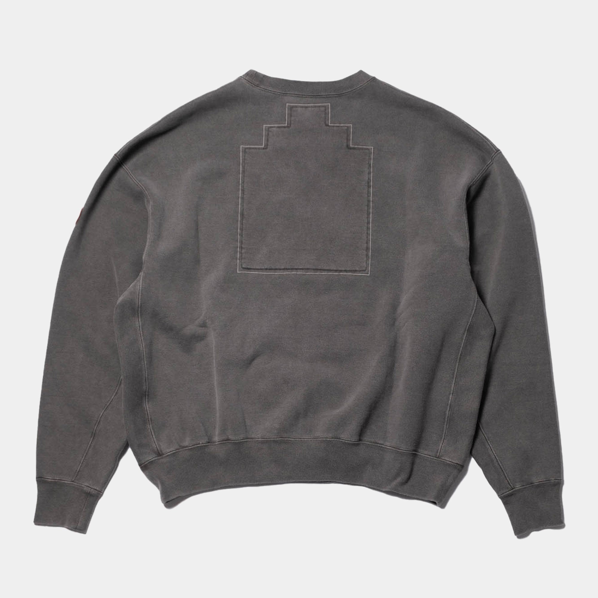 Cav Empt Overdye WB Heads x 4 C.E Crew Neck - Charcoal