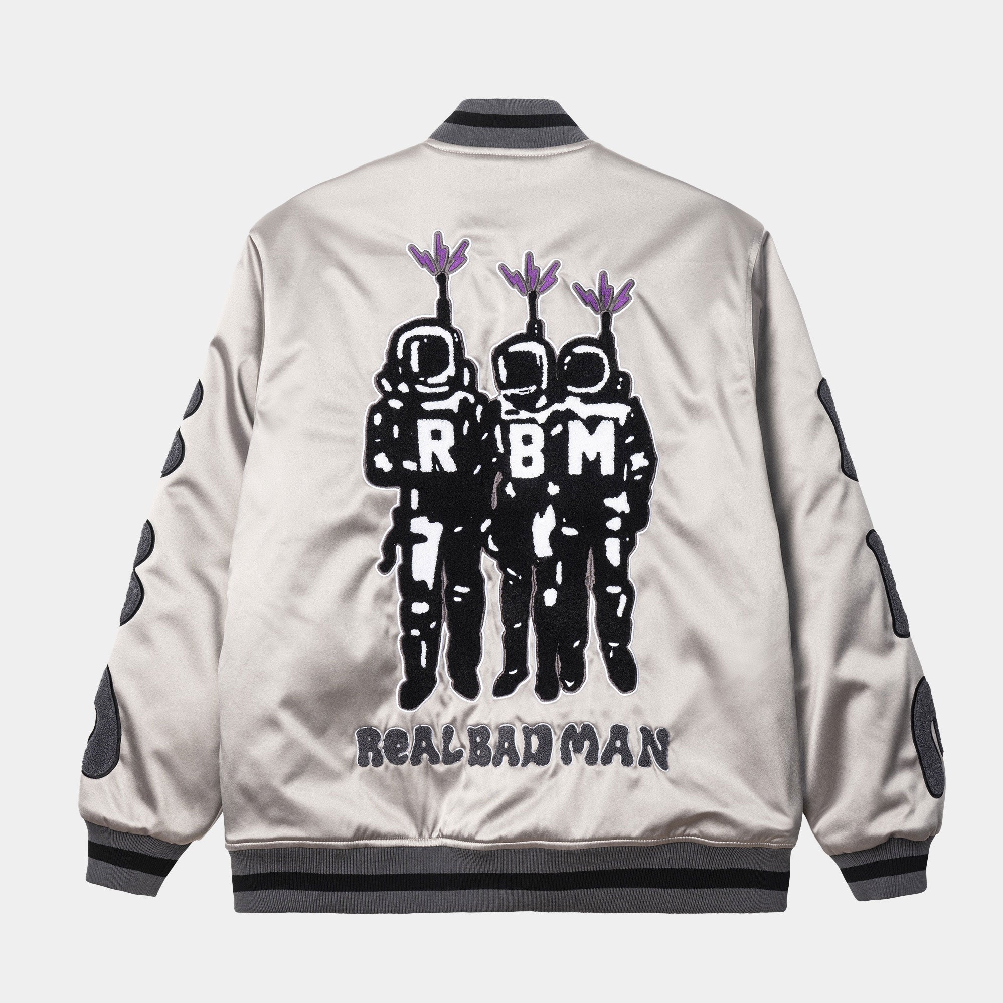 Real Bad Man Team Jacket - Grey