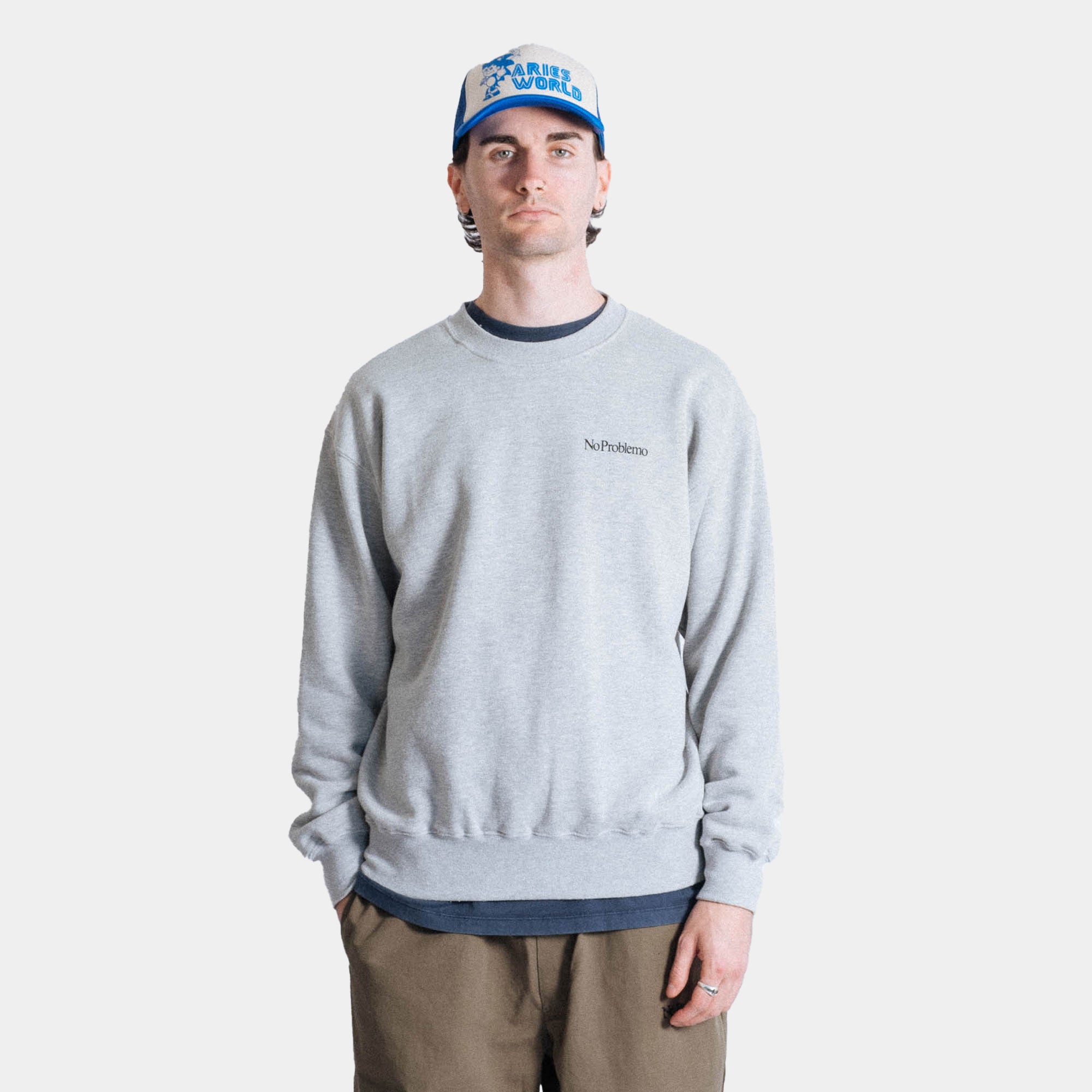 No Problemo Mini Problemo Sweatshirt - Grey Marl