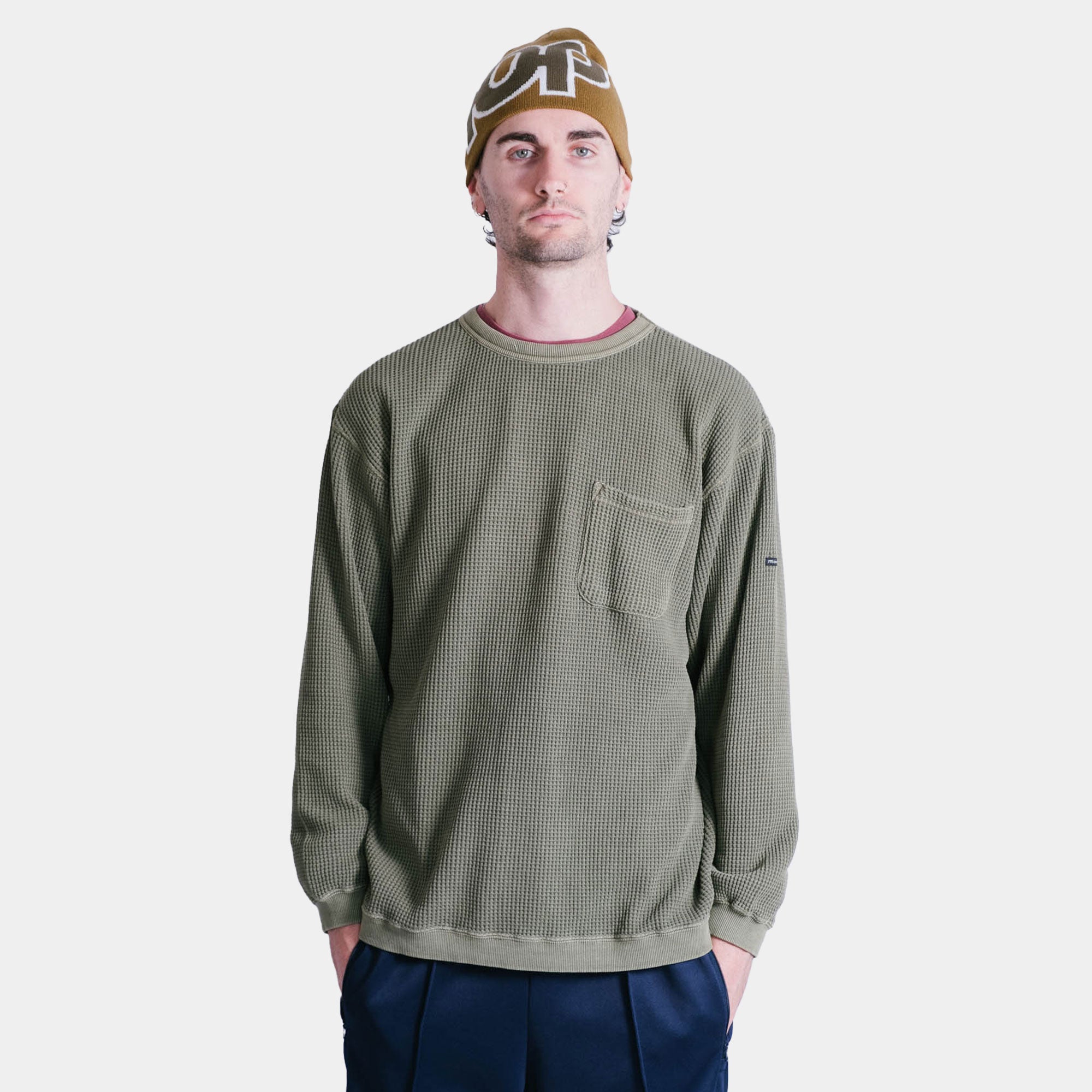 Manastash Heavy Snug Thermal LS Tee - Olive