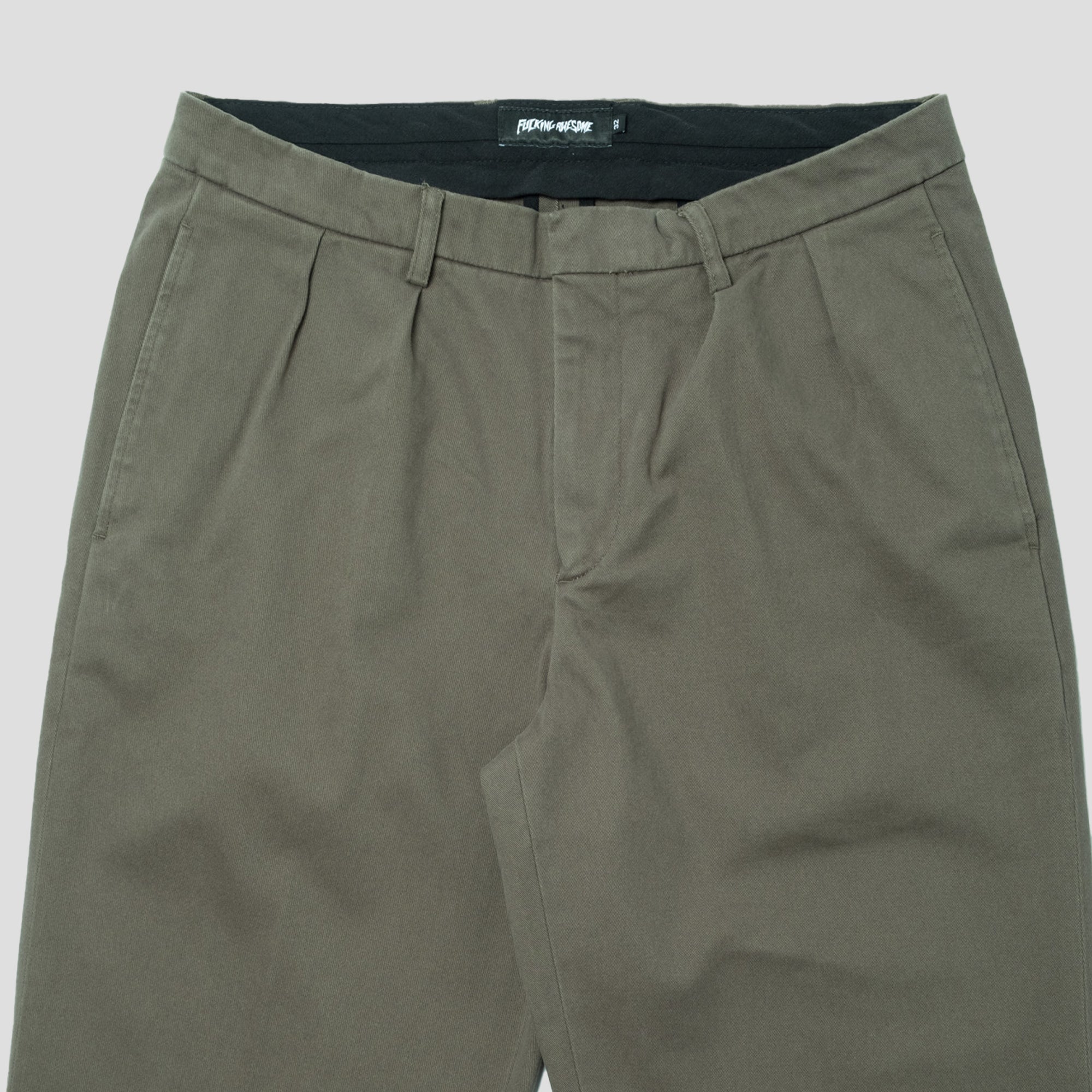 Fucking Awesome Pleated Chinos - Dark Green