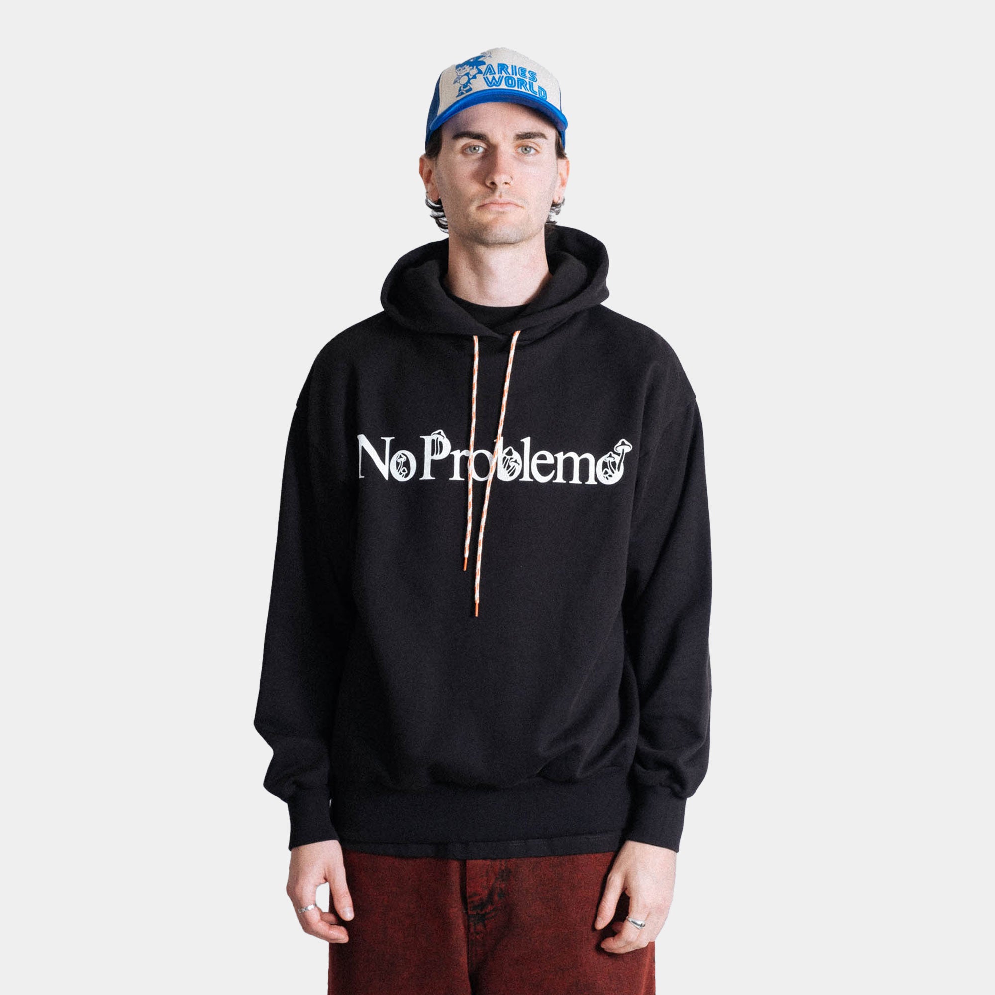 No Problemo Funghi Problemo Hoodie - Black