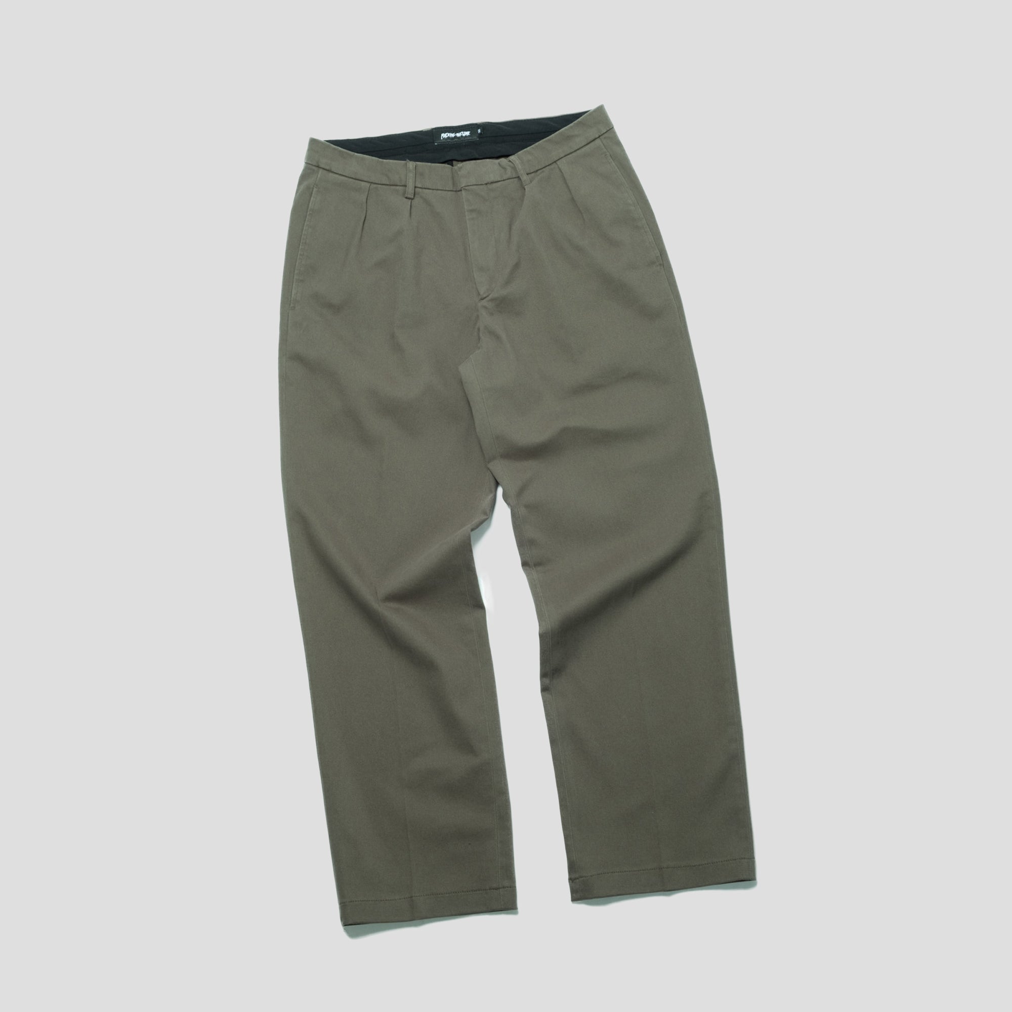 Fucking Awesome Pleated Chinos - Dark Green