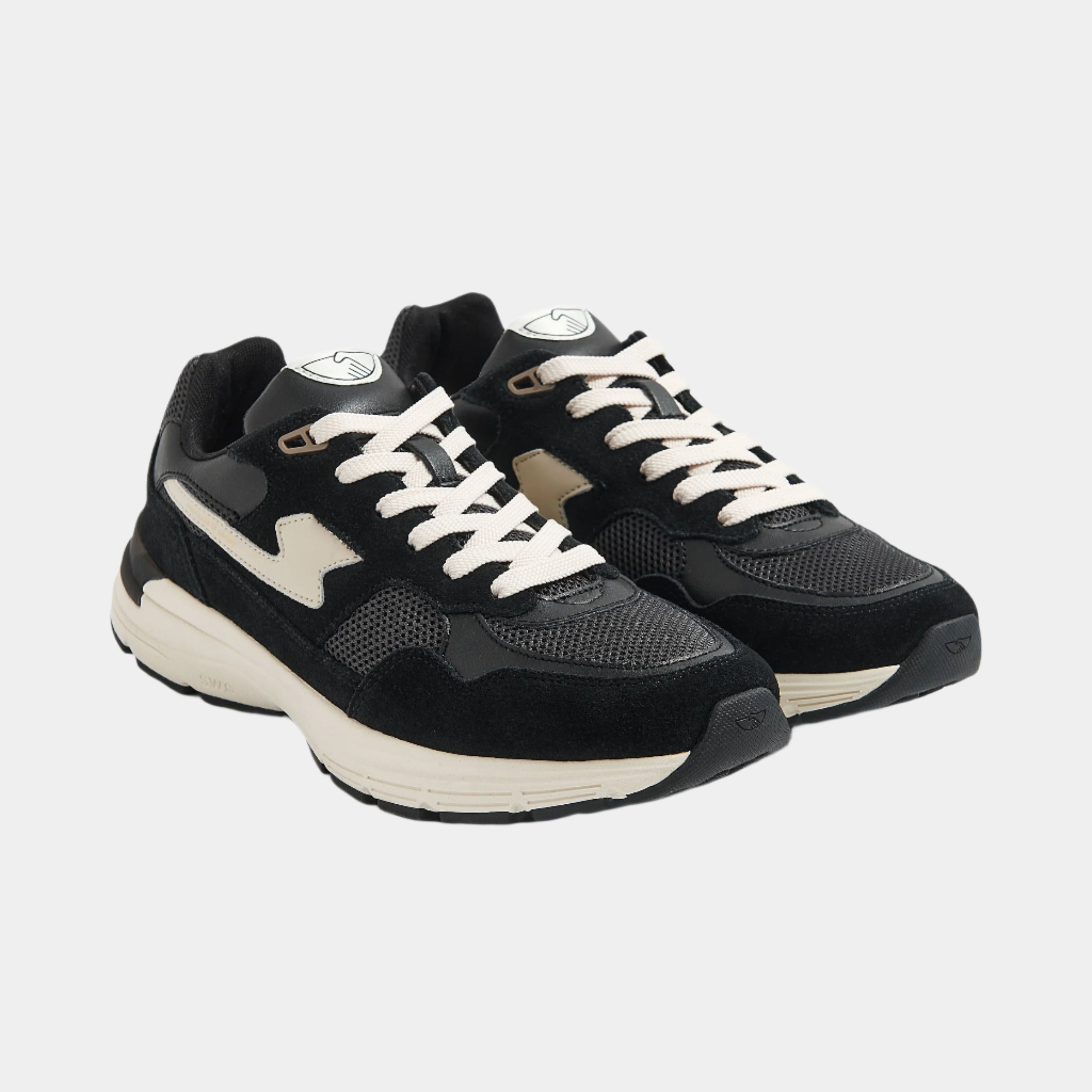 Stepney Workers Club Amiel S-Strike Suede Mix - Black