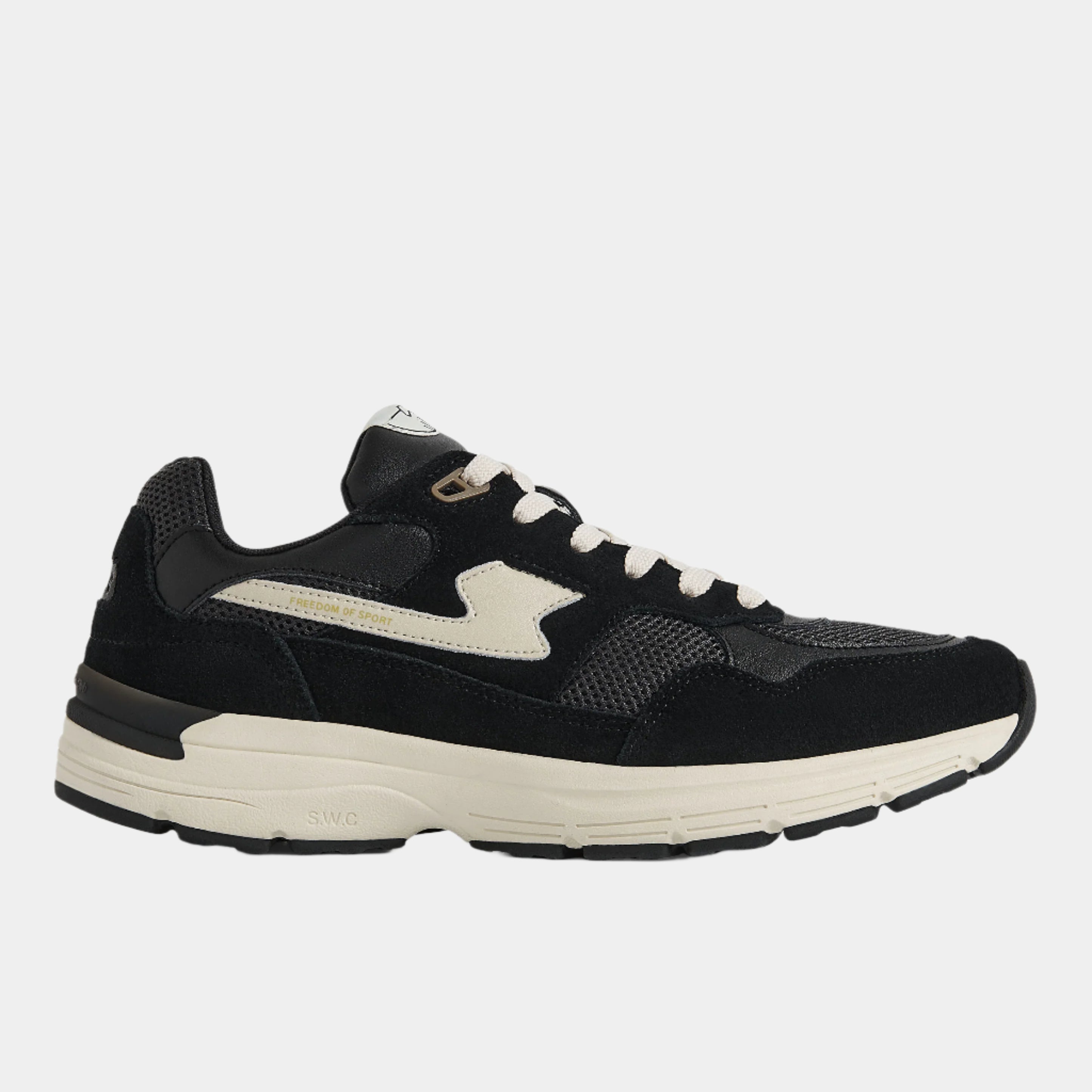 Stepney Workers Club Amiel S-Strike Suede Mix - Black