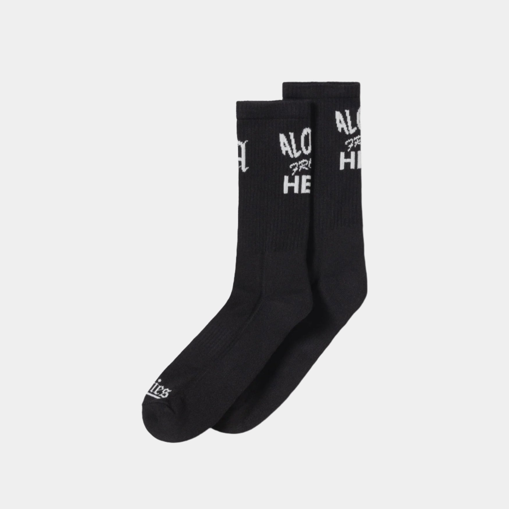 Aries Aloha From Hell Sock - Black