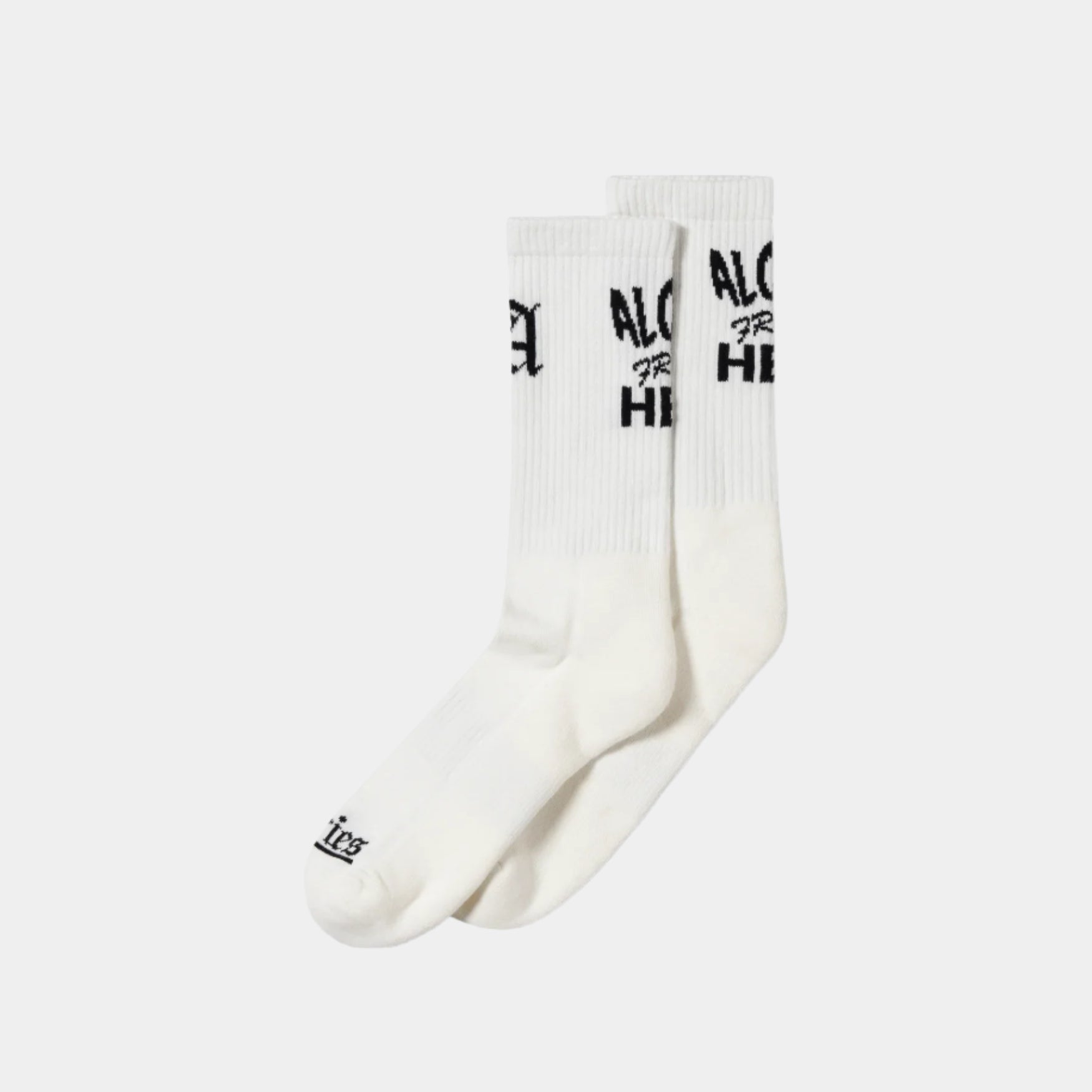 Aries Aloha From Hell Sock - White