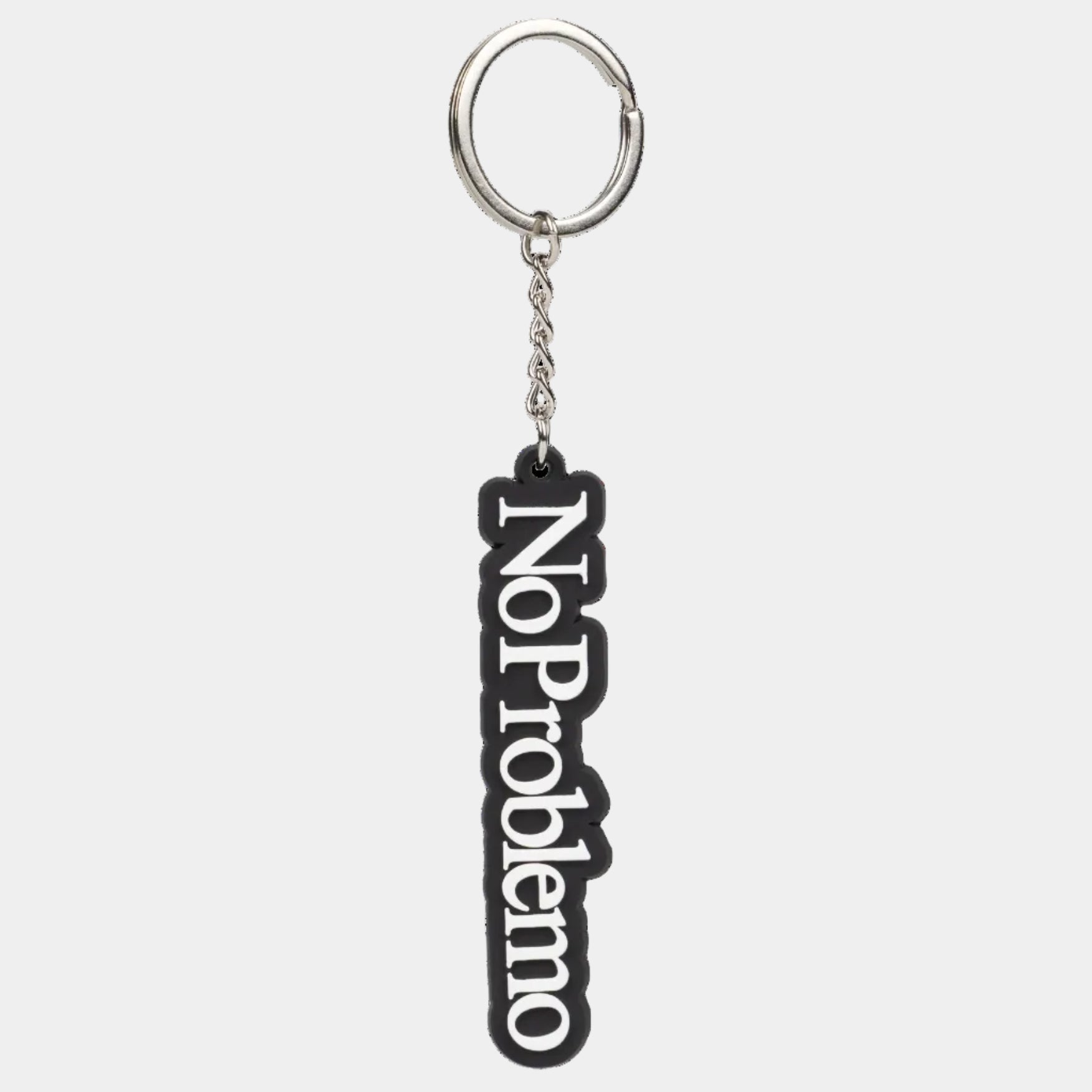 No Problemo Logo Keychain - Black