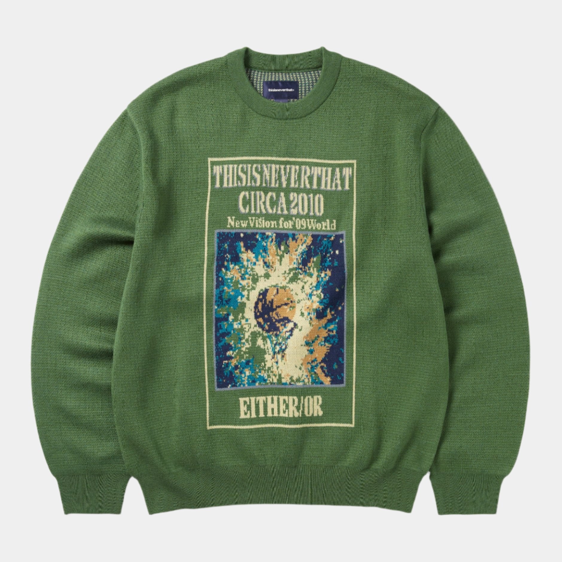 thisisneverthat Basketball Hoop Knit Sweater - Green