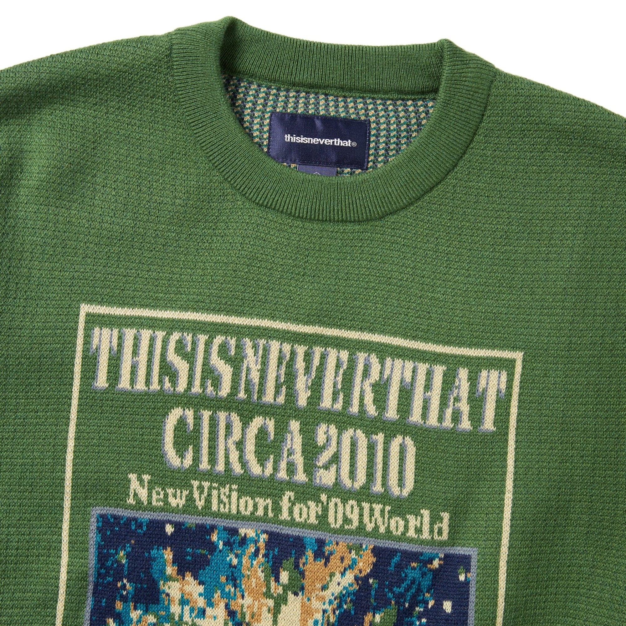 thisisneverthat Basketball Hoop Knit Sweater - Green