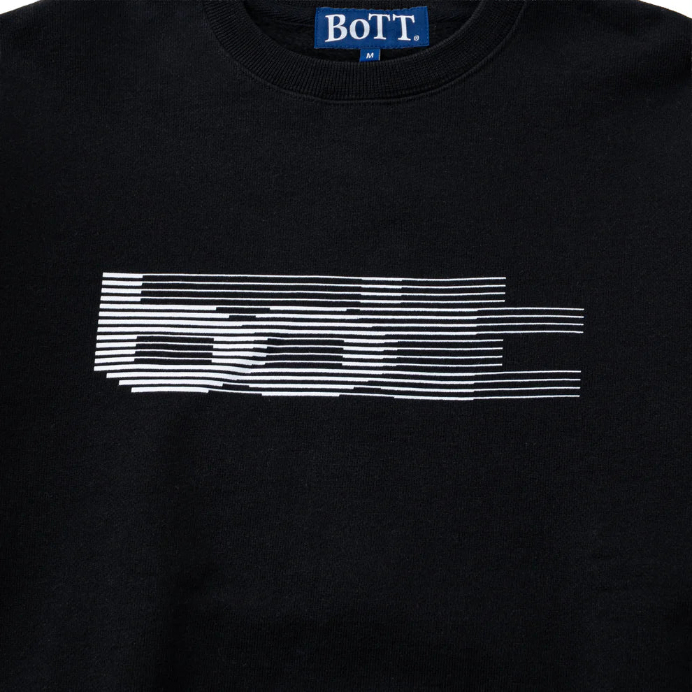 BoTT Blur Crewneck Sweatshirt - Black
