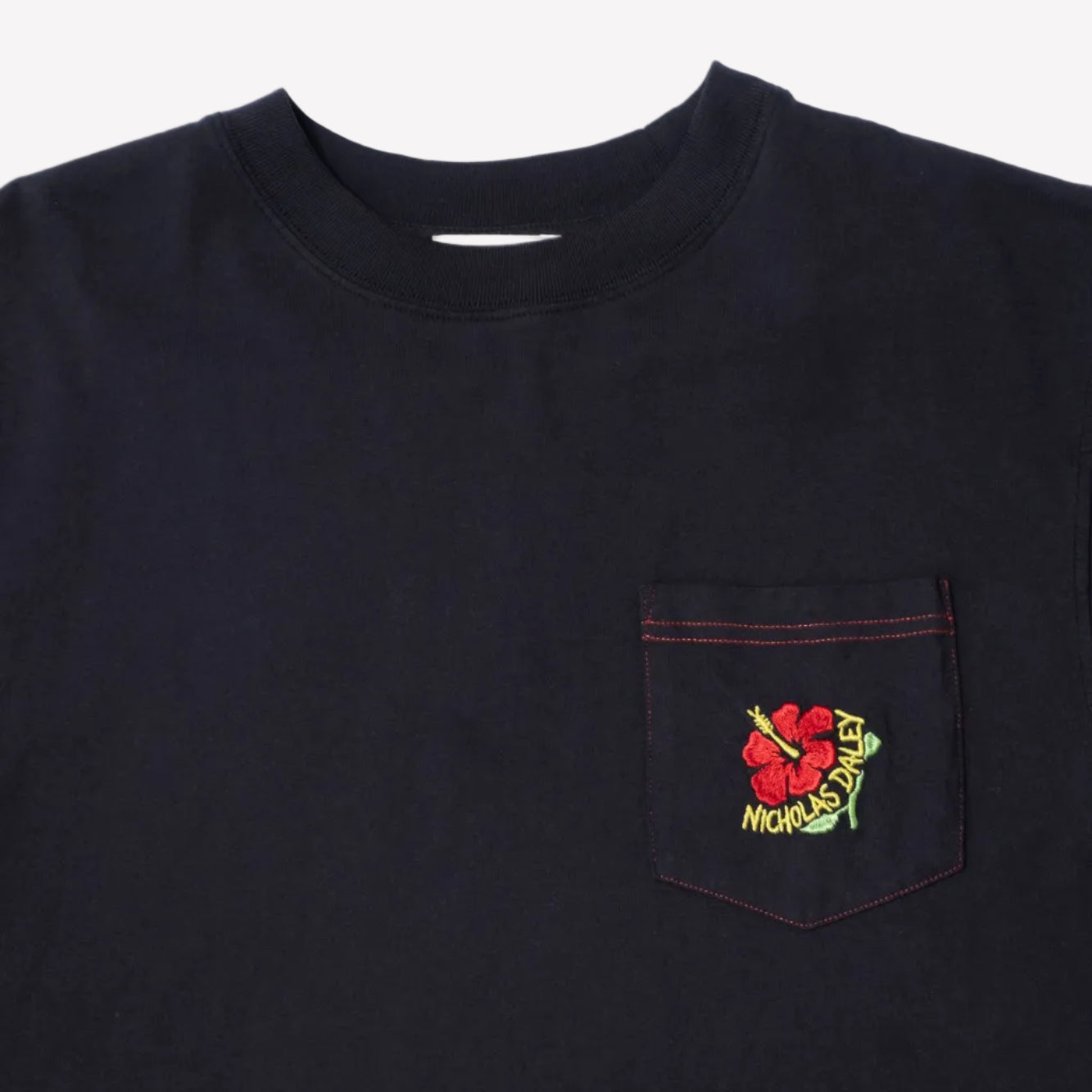 Nicholas Daley Hibiscus T-Shirt - Black