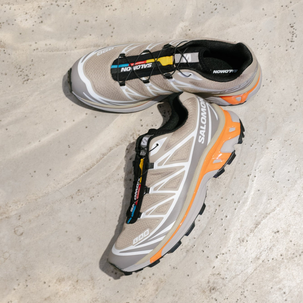Salomon XT-6 Shoes - Silver Sage/Cloudburst/Dragon Fire