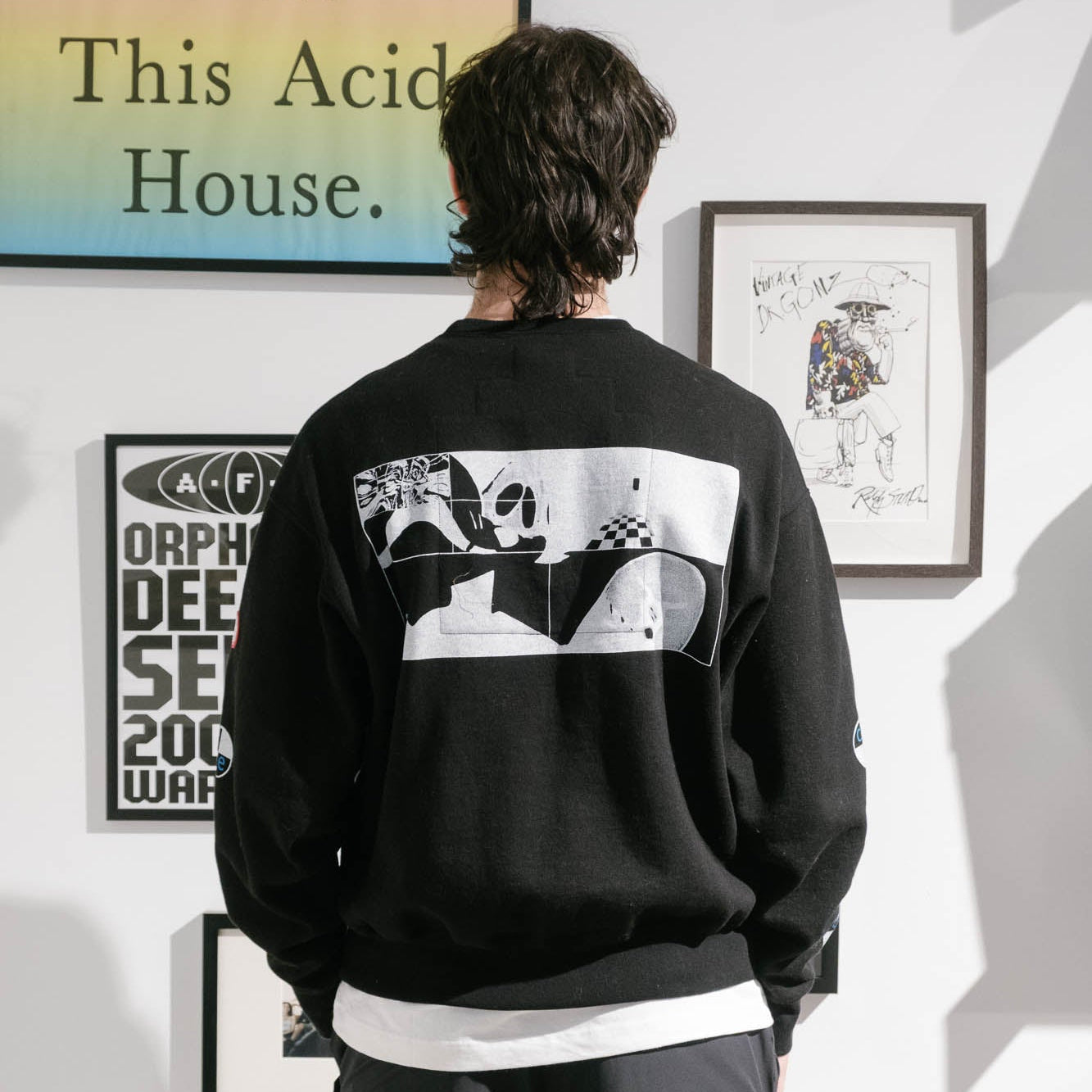 Cav Empt Xo RiFF Crew Neck Sweater - Black