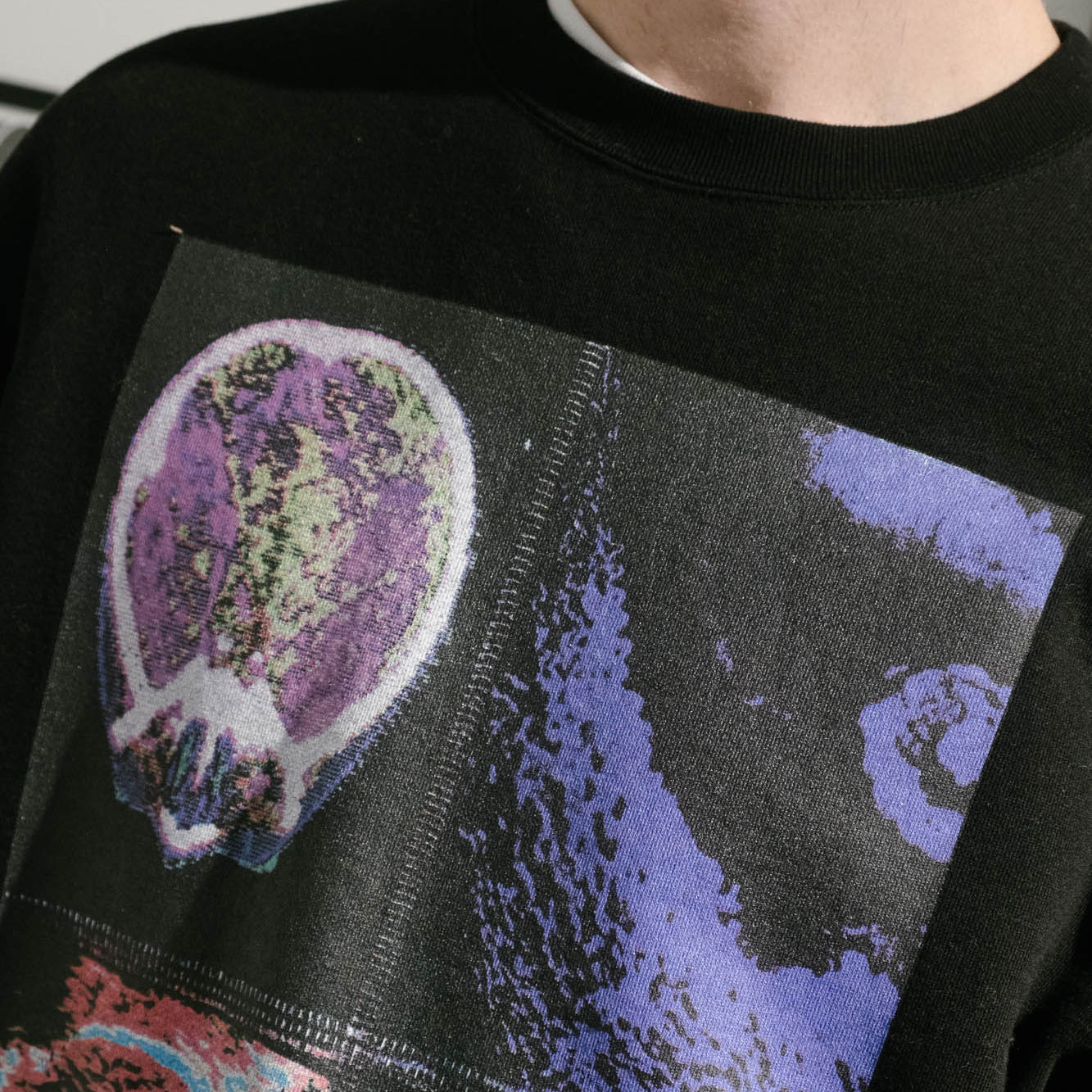 Cav Empt Xo RiFF Crew Neck Sweater - Black