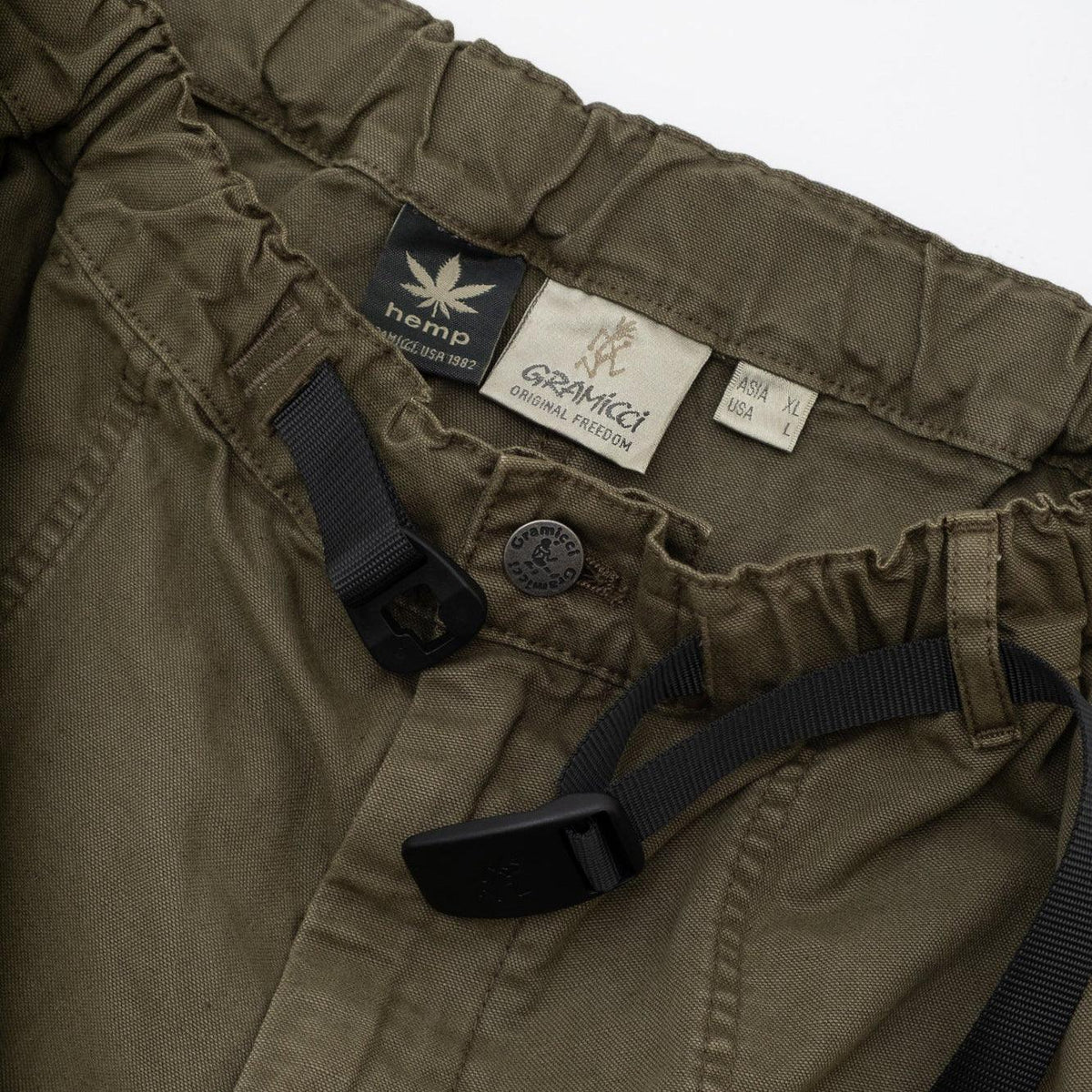 Gramicci Hemp Canvas Double Knee Pant - Burnt Olive Pigment
