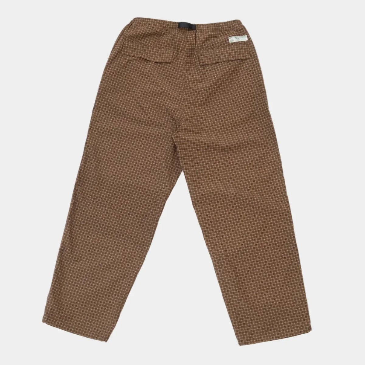 Gramicci Mini Check Nylon Pant - Brown Check