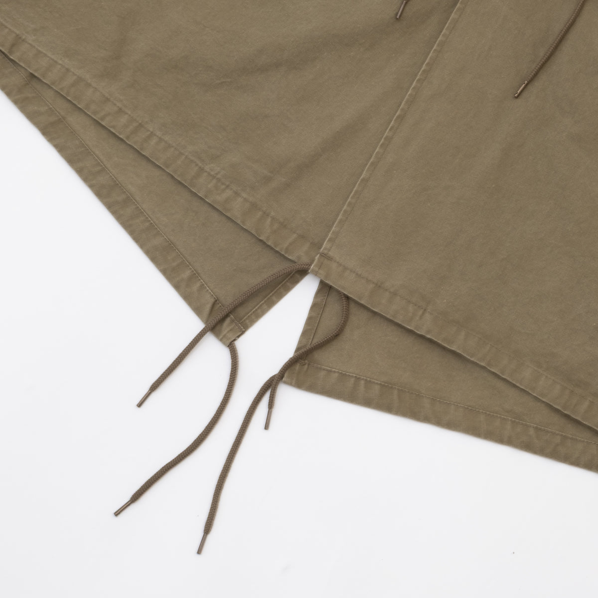 ECSTATIC Research Fishtail Trench Coat - Olive