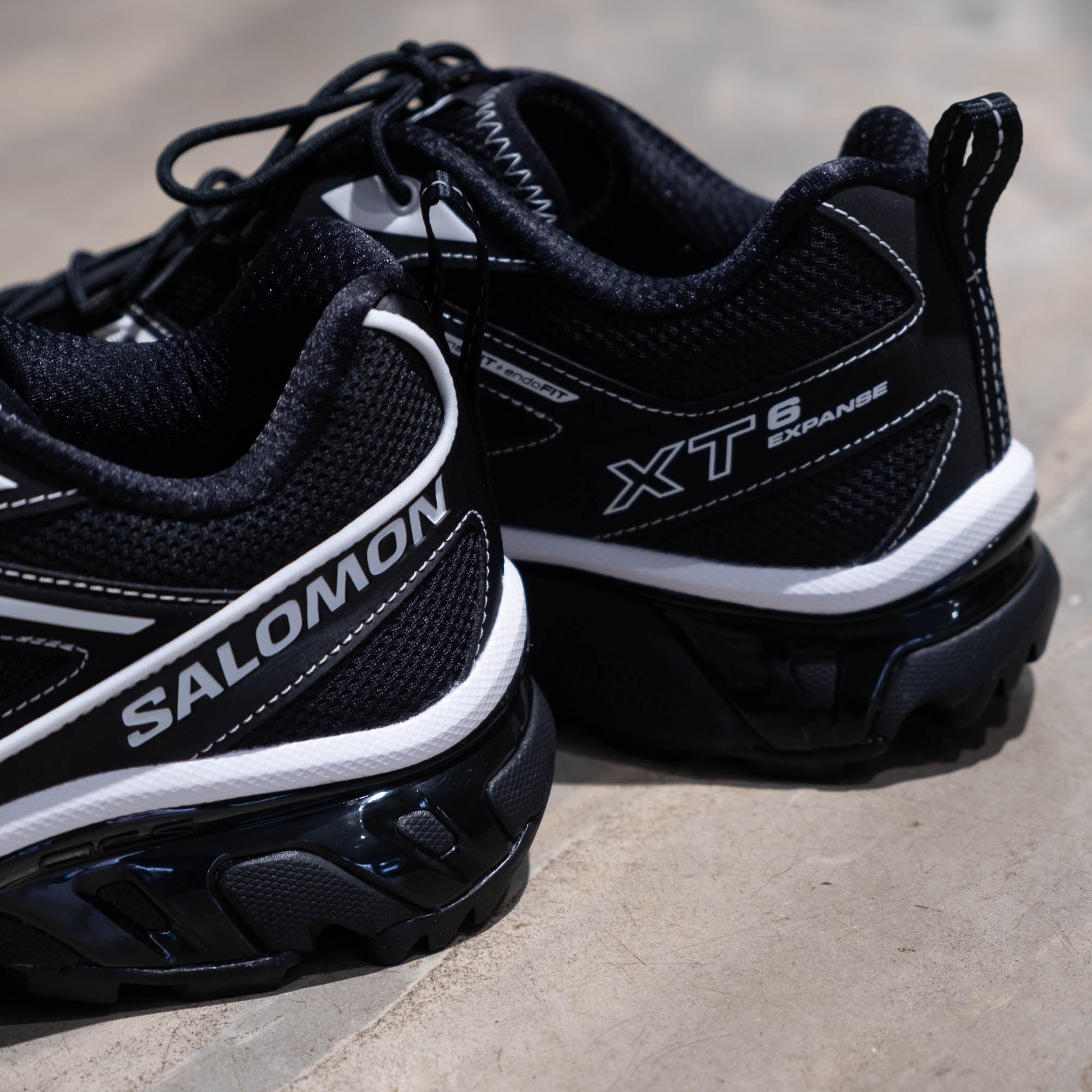 Salomon XT-6 Expanse Shoes - Black/Black/White