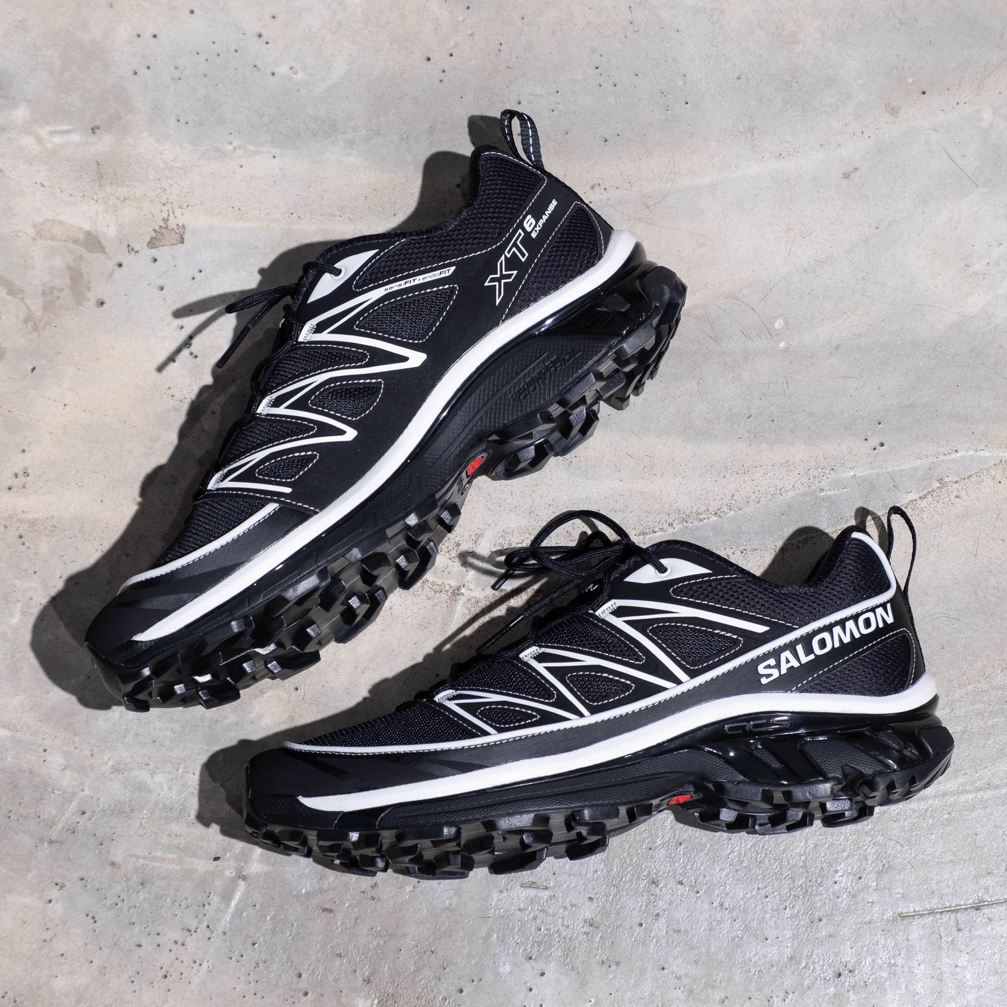 Salomon XT-6 Expanse Shoes - Black/Black/White