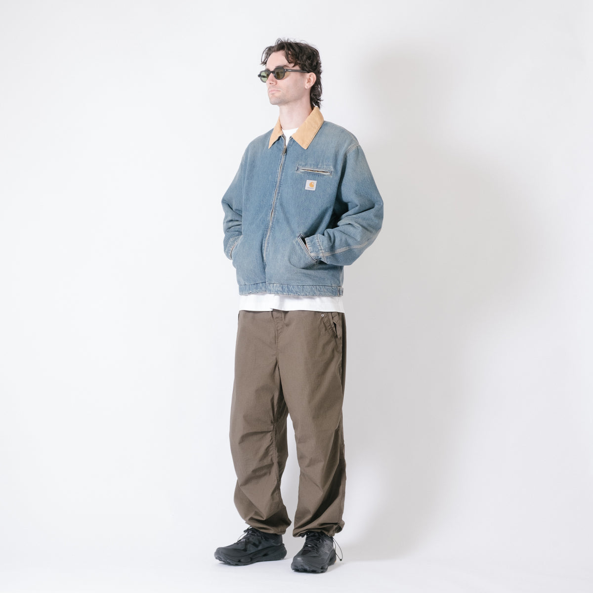 Carhartt WIP Fletcher Pant - Cypress Rinsed