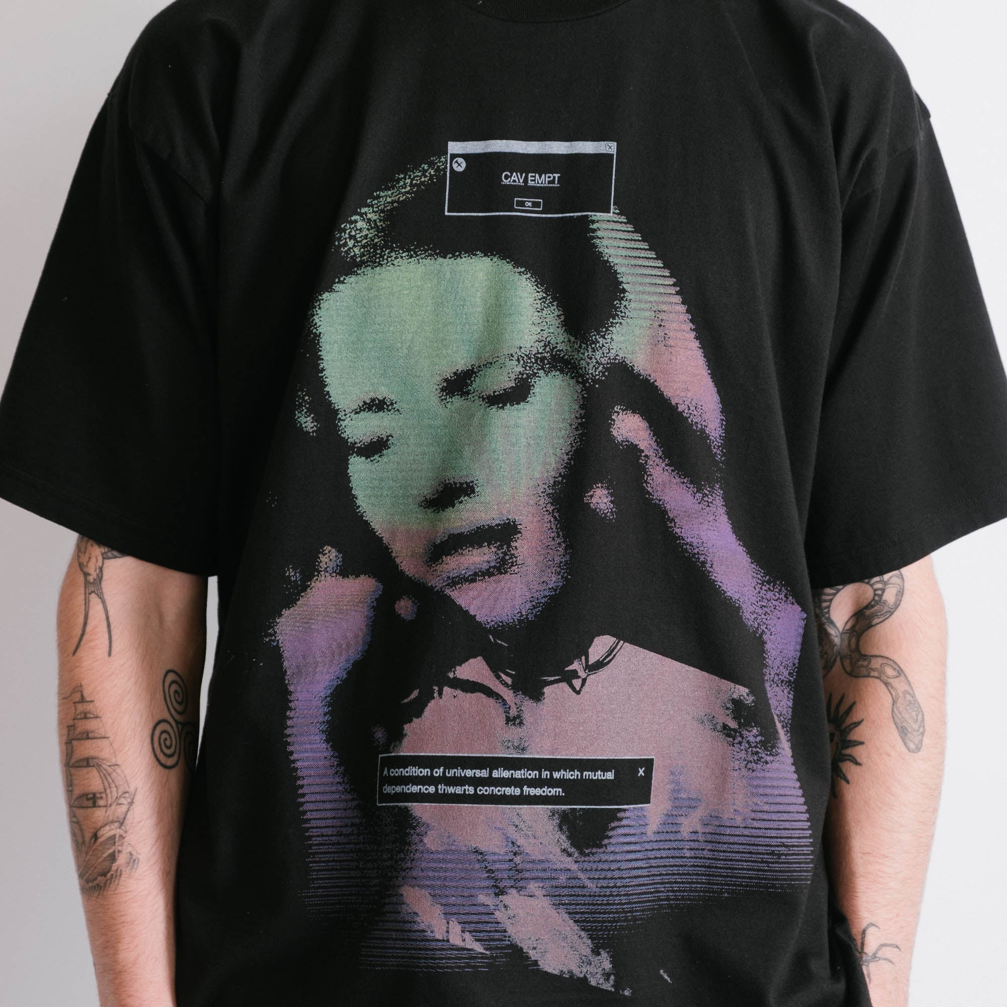 Cav Empt Universal Alienation Big T-Shirt - Black