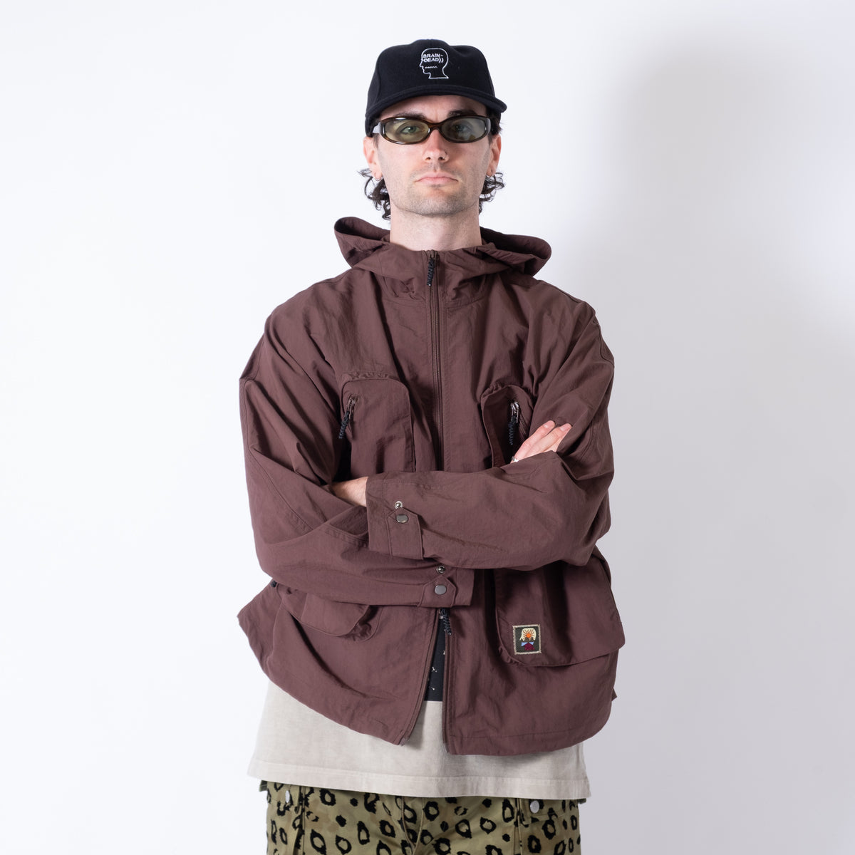 Brain Dead Dolman Sleeve Jacket - Brown