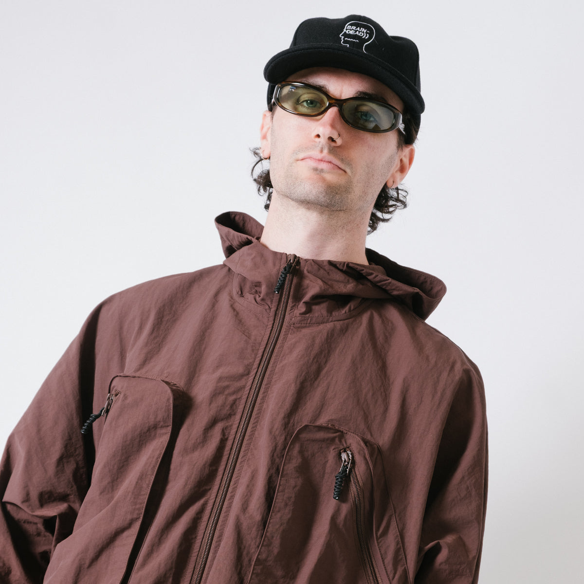 Brain Dead Dolman Sleeve Jacket - Brown