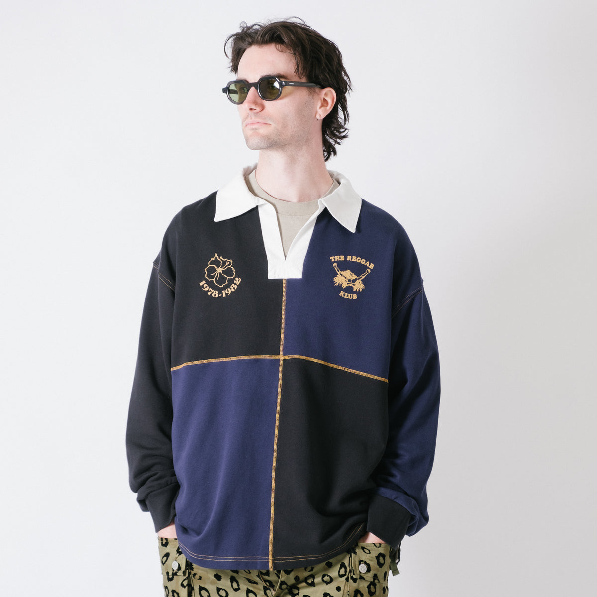 Nicholas Daley Reggae Klub Rugby Jersey - Black/Midnight