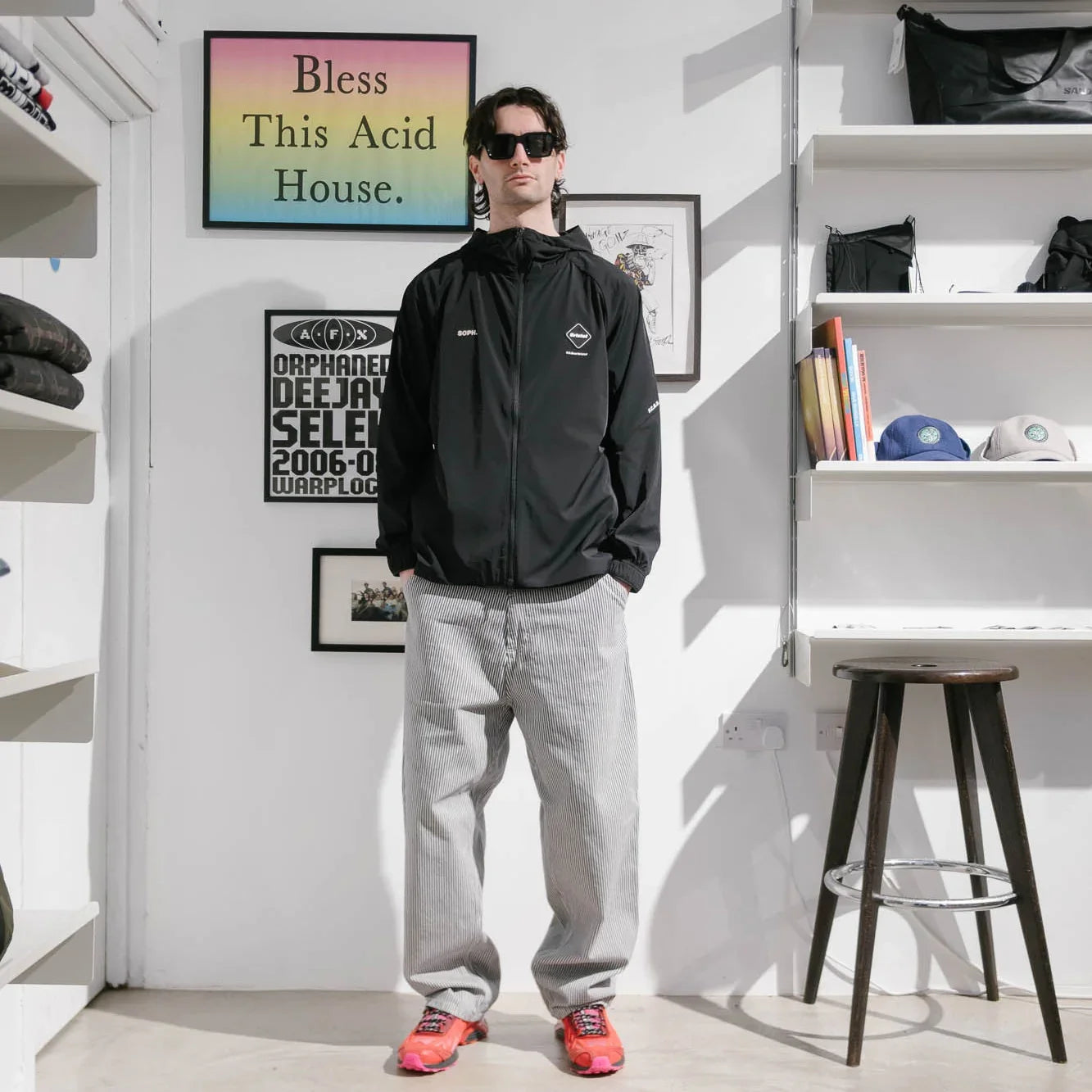 F.C.Real Bristol 4Way Stretch Ventilation Jacket - Black - Never Never