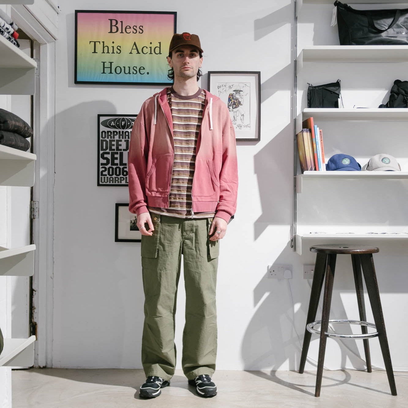 Brain Dead Canvas Overpant - Olive