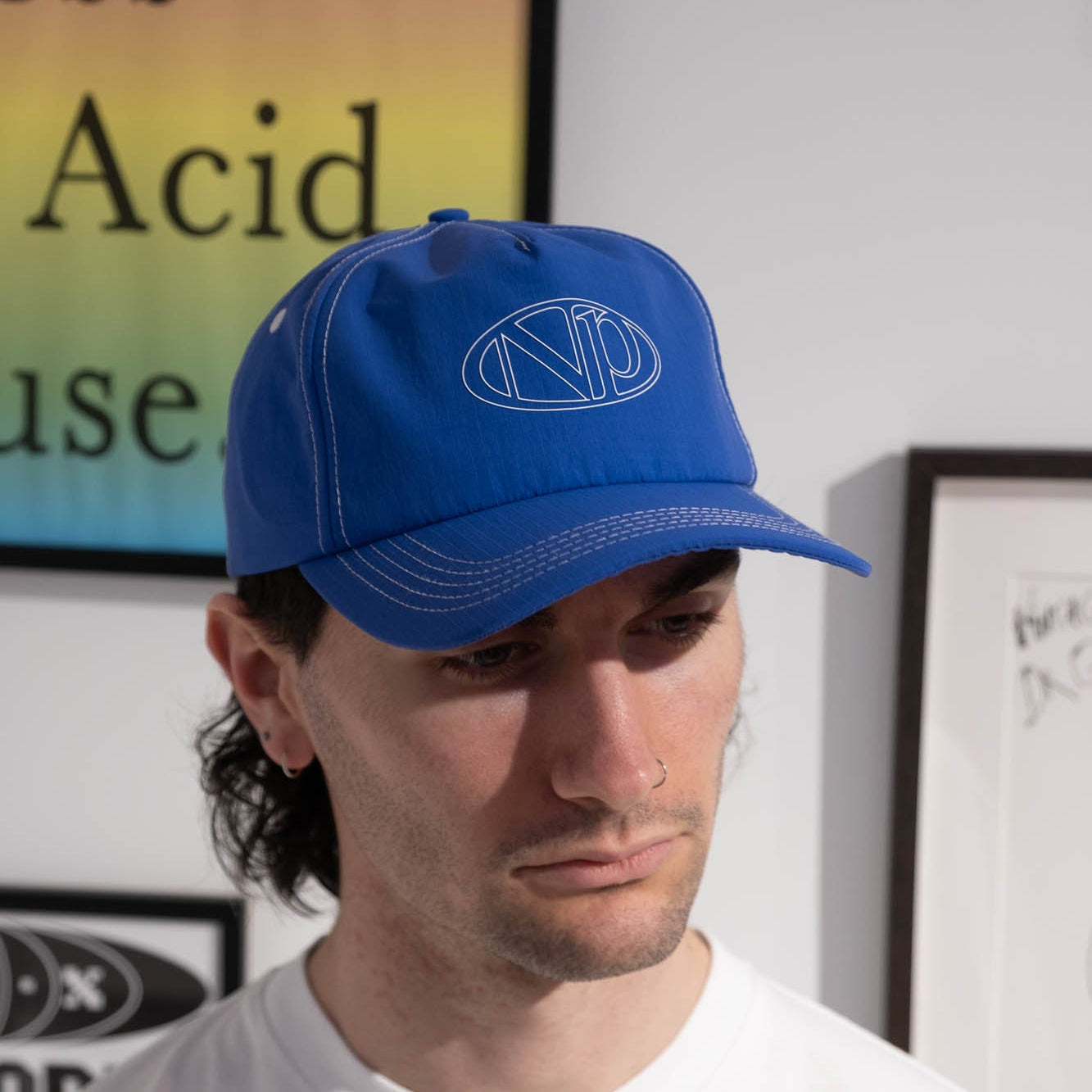 No Problemo Contrast Cap - Blue