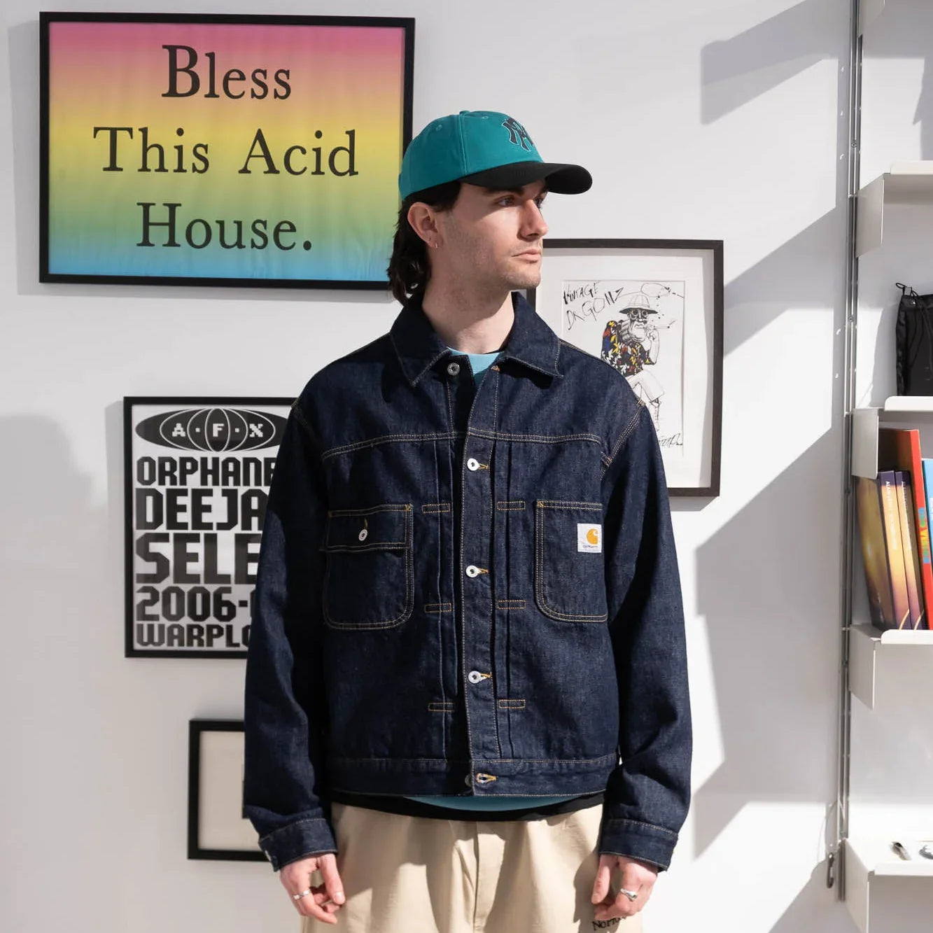 Carhartt WIP Belmar Jacket - Blue Rinsed - Never Never